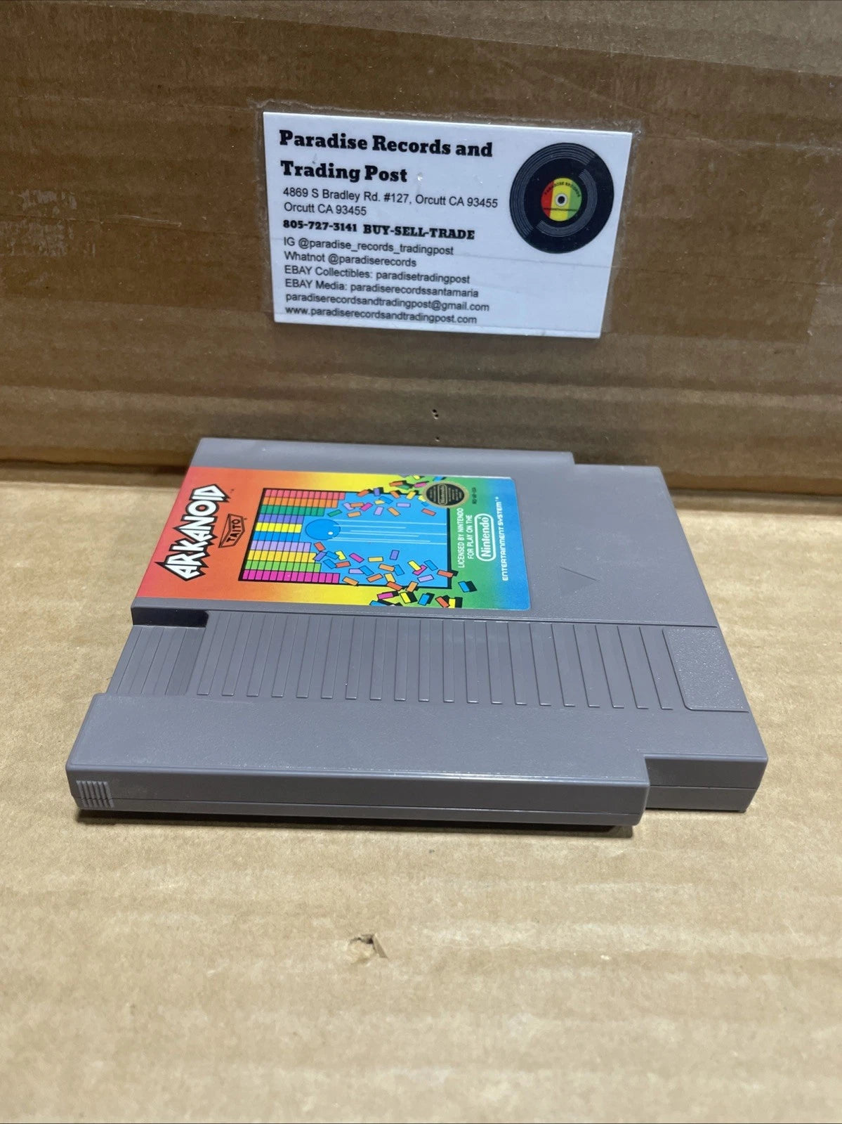 Arkanoid - 5 Screw (Nintendo Entertainment System, 1987) Tested and Working!