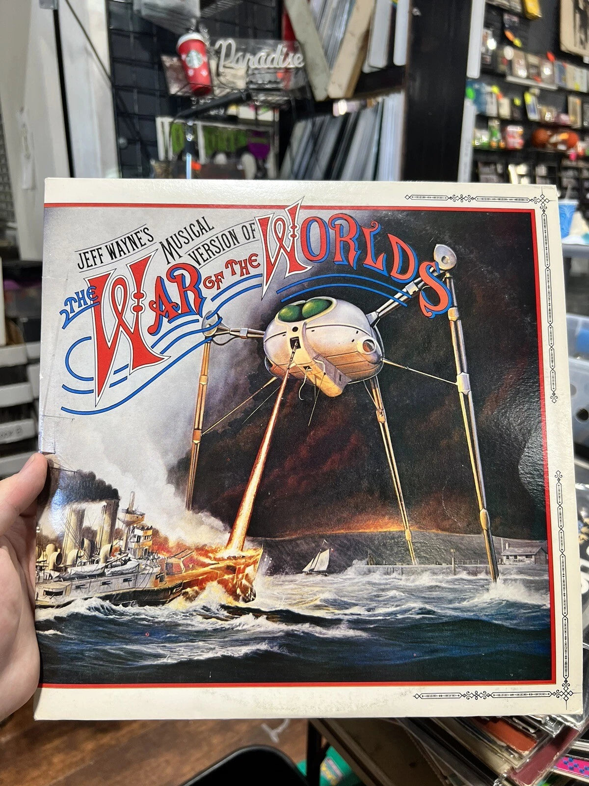 Jeff Wayne’s Musical Version Of The War Of The Worlds 2 LP 1978 35290 w/Booklet
