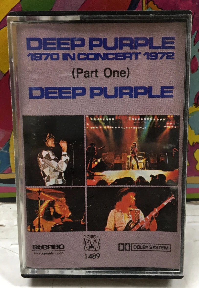 Deep Purple 1970 In Concert 1972 (Part One) Import Cassette TIG1489
