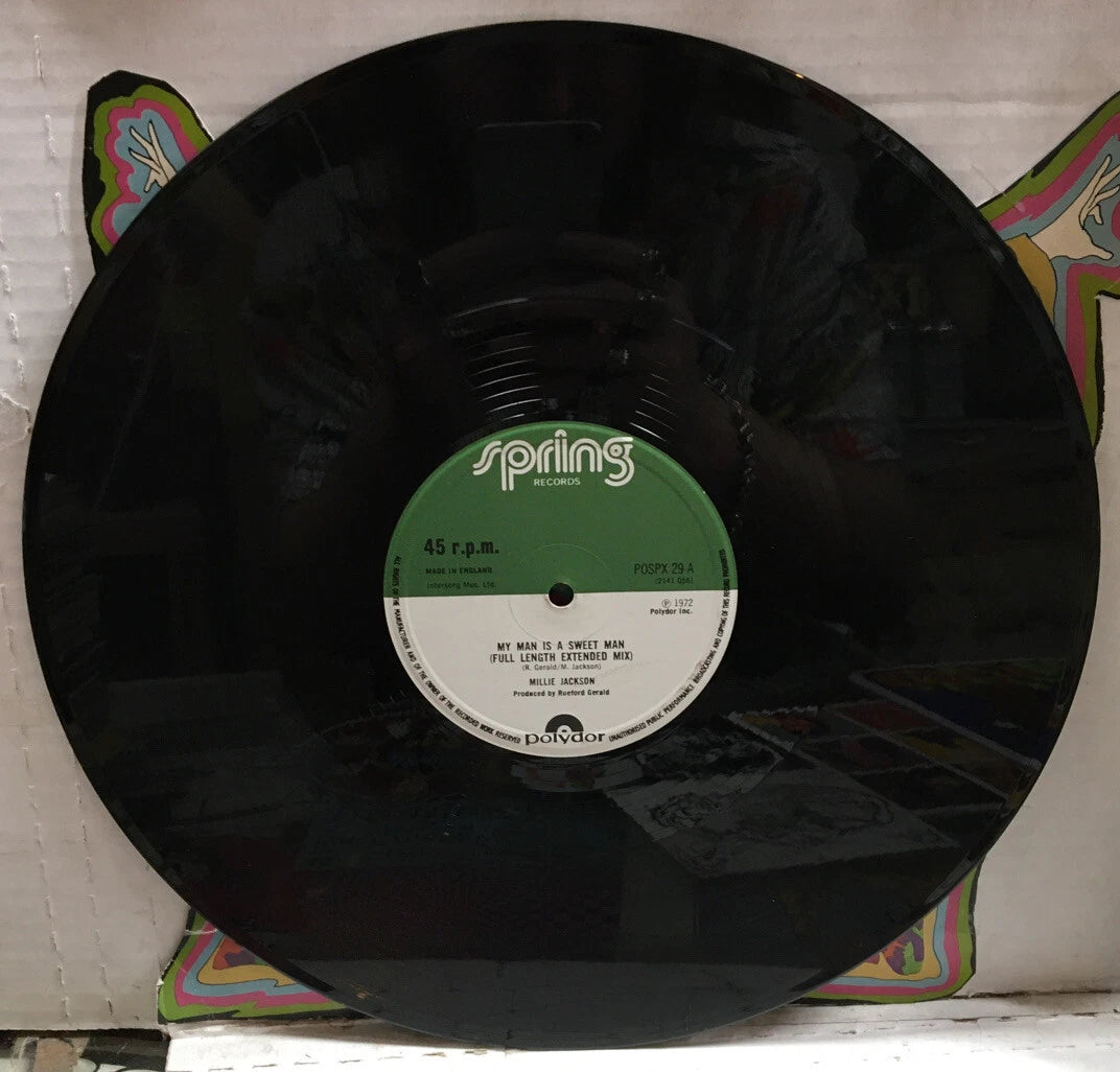 Millie Jackson My Man Is A Sweet Man 12” UK Import Record POSPX29