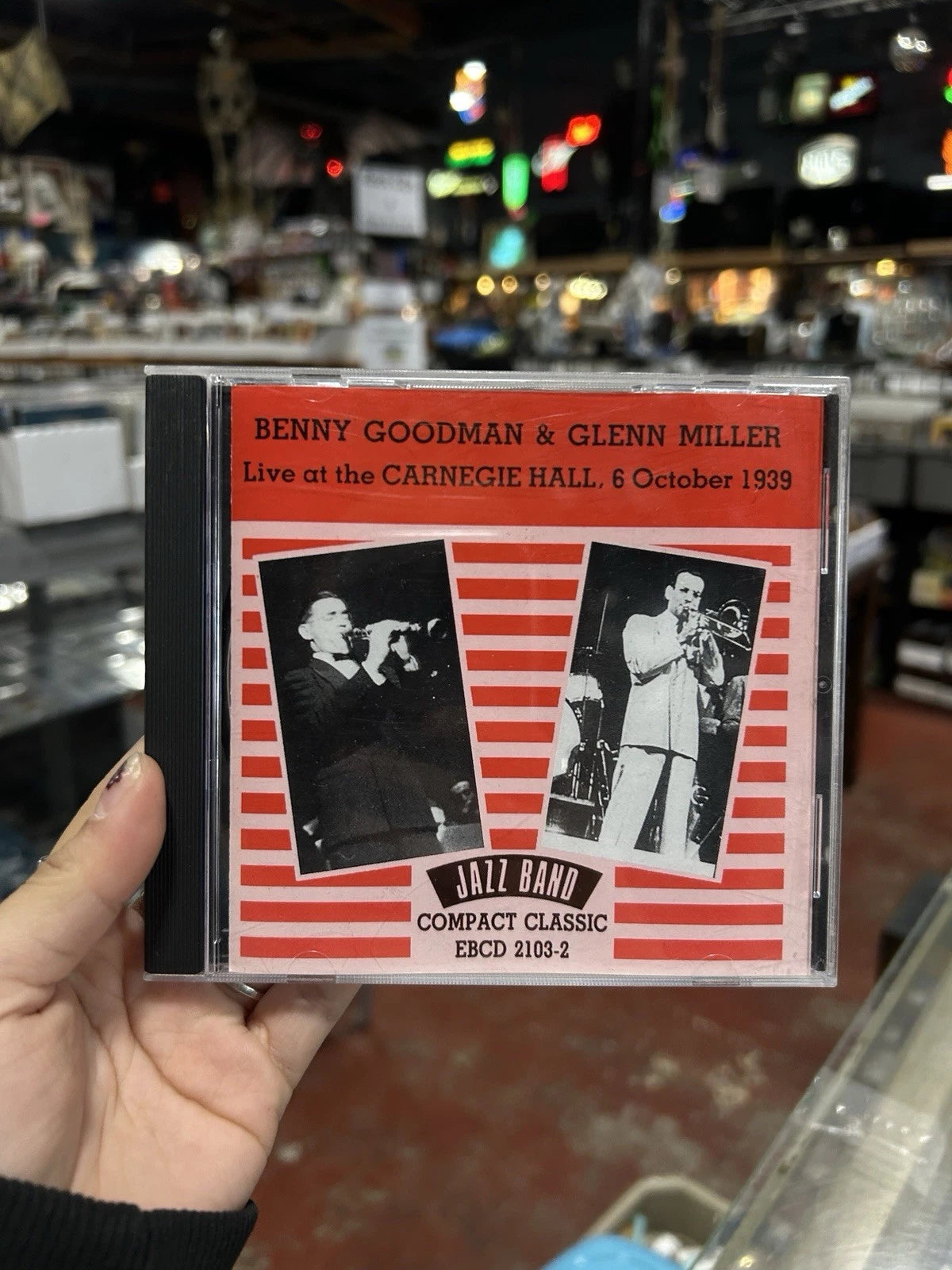 CD Benny Goodman & Glenn Miller Live At The Carnegie Hall 6 October 1939