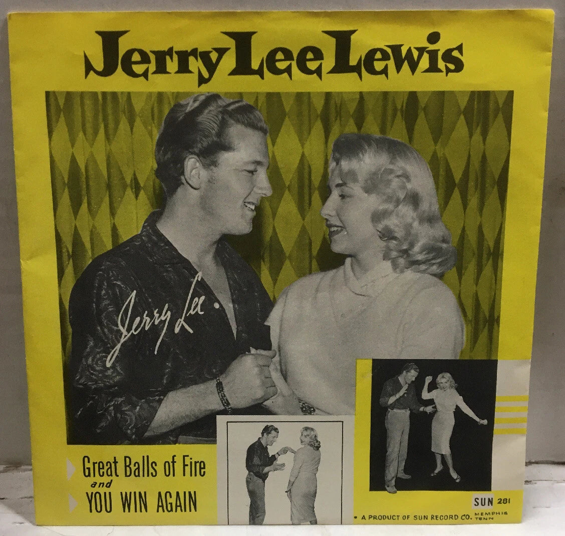 Jerry Lee Lewis And His Pumping Piano Great Balls Of Fire 7” Single 281
