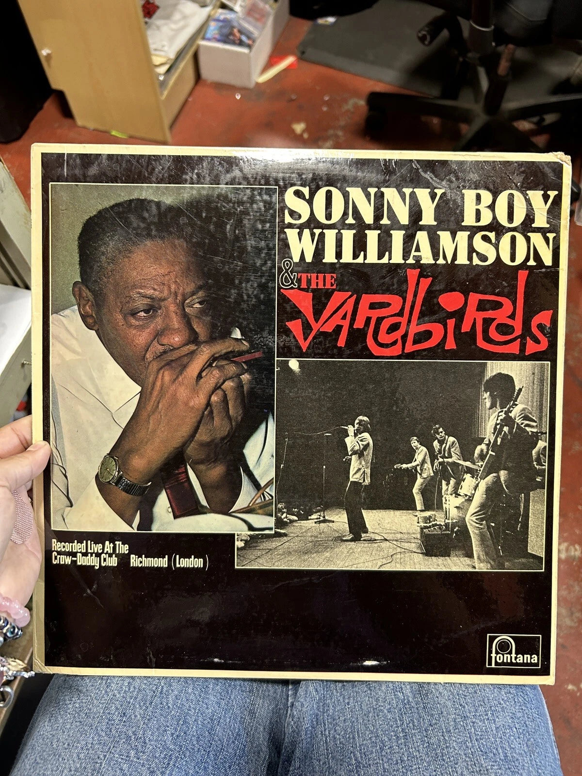 Sonny Boy Williamson & The Yardbirds LP uk 1st press