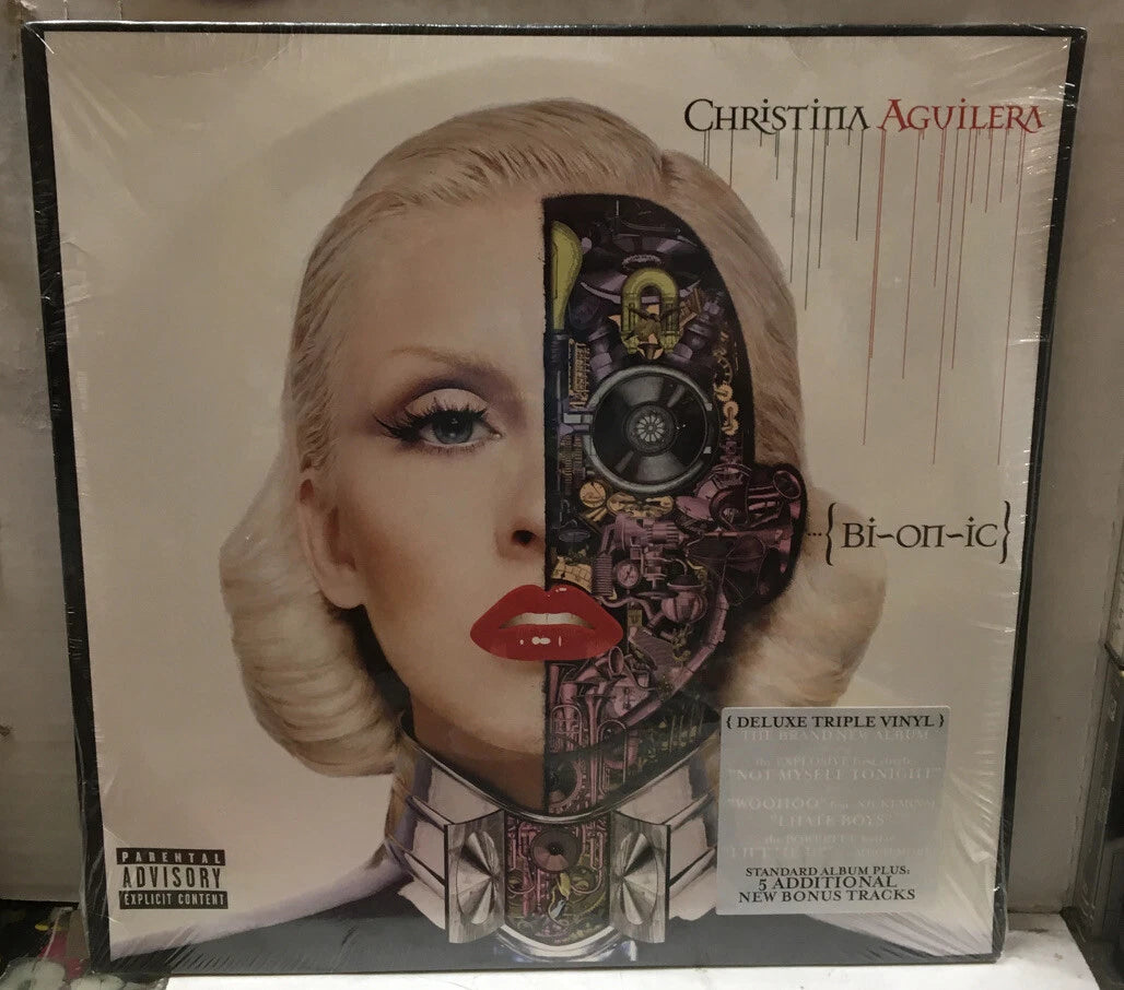 CHRISTINA AGUILERA Bionic RARE 2010 ORIGINAL FIRST PRESS 3x VINYL LP NEW SEALED