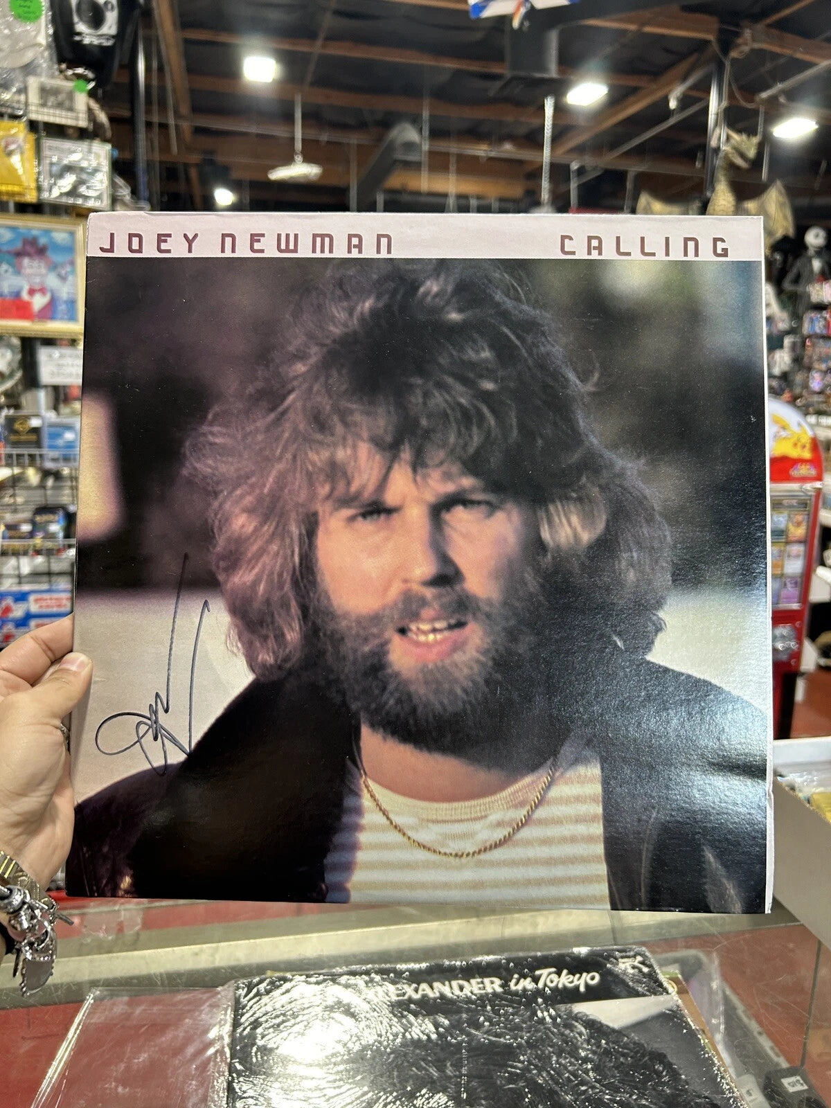 JOEY NEWMAN Calling AZURE LP Private Press Xian AOR Singer Songwriter EX signed