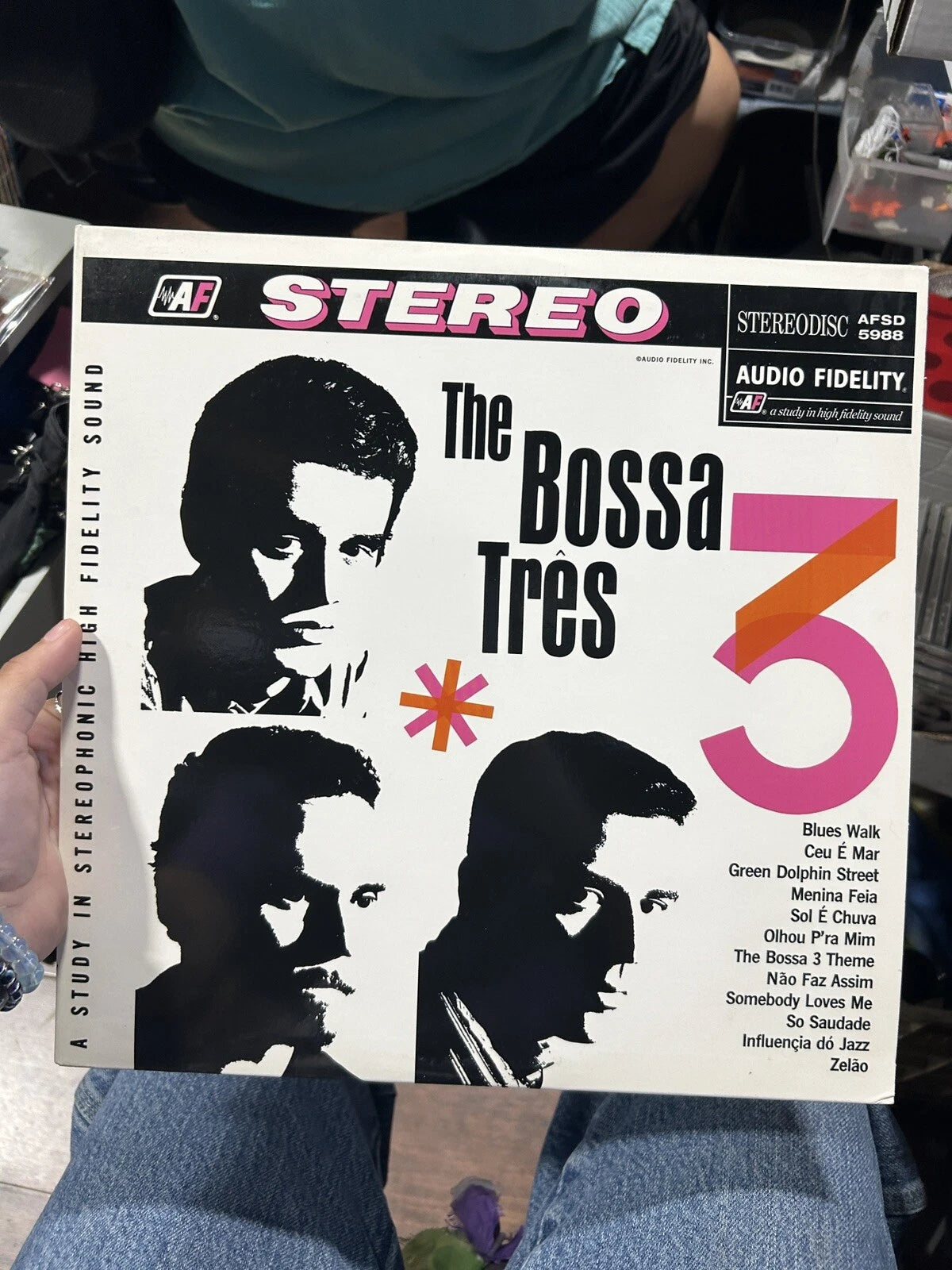 THE BOSSA TRES 3 - Vinyl LP 1963 Audio Fidelity Records AFSD-5988 Jazz vg++