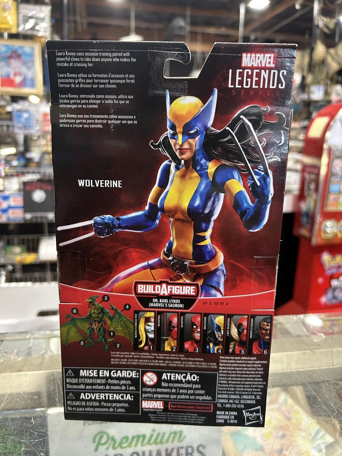 Marvel Legends LAURA X-23 Wolverine Sauron BAF MIB SAURON LEFT WING Deadpool 3
