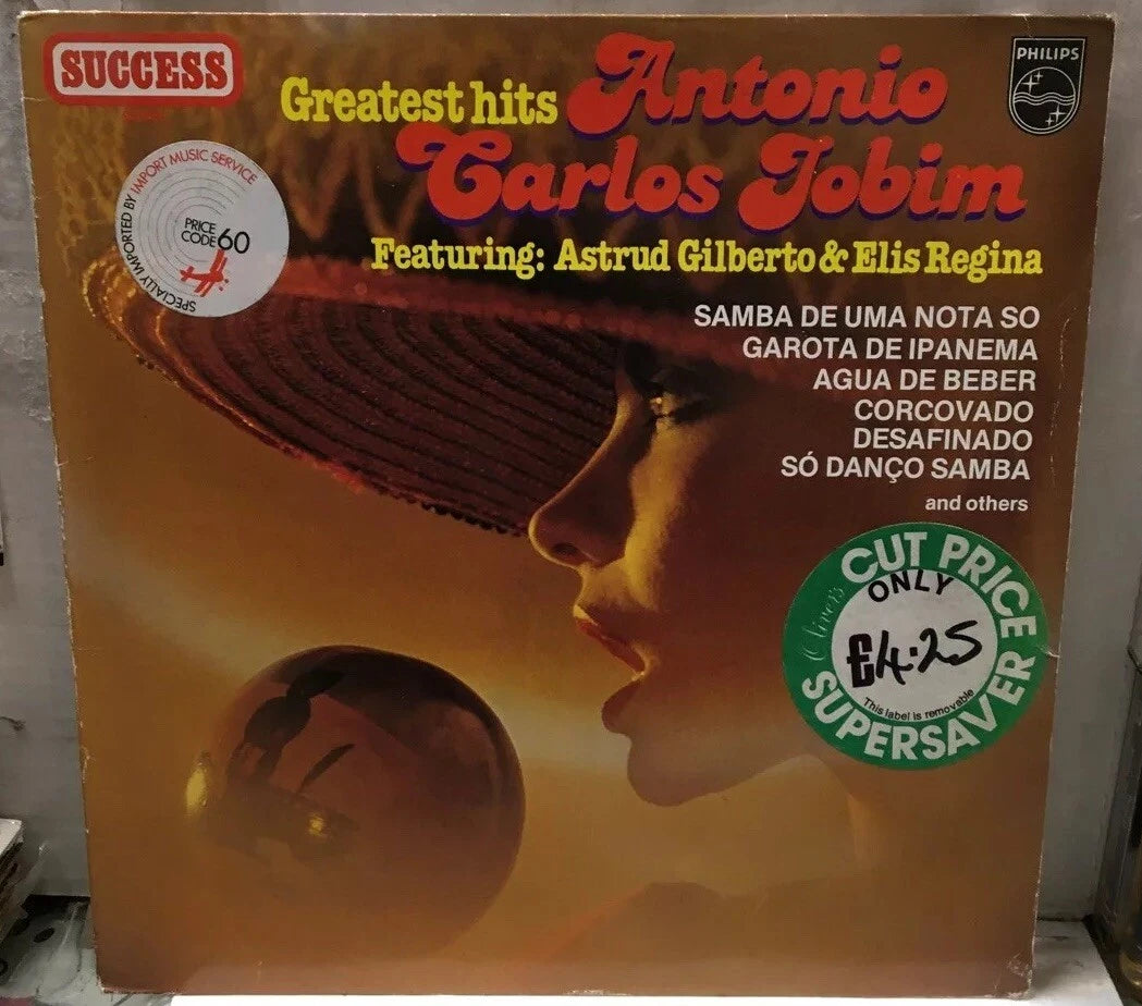 Antonio Carlos Jobim Greatest Hits Netherlands Import Record 9279475