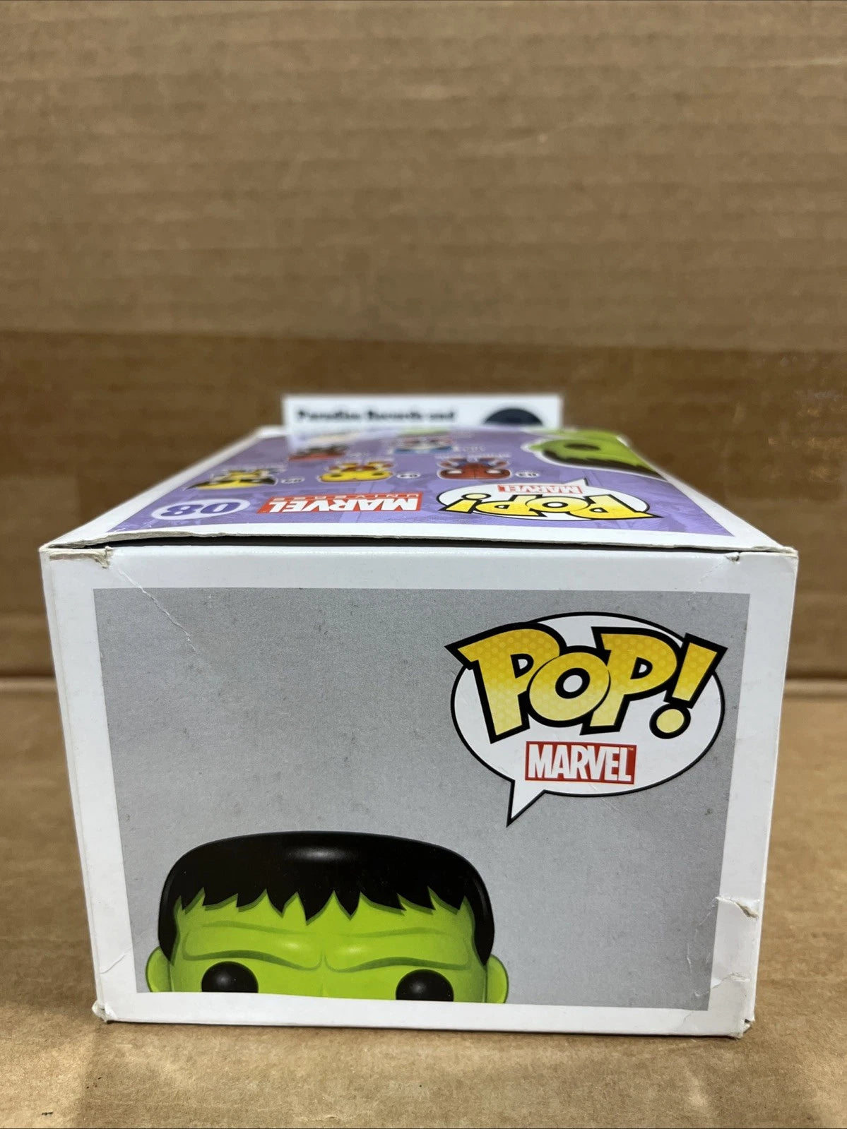 Funko Pop! Marvel Universe: The Hulk #08 Vaulted Box Large Font w/Soft Protector