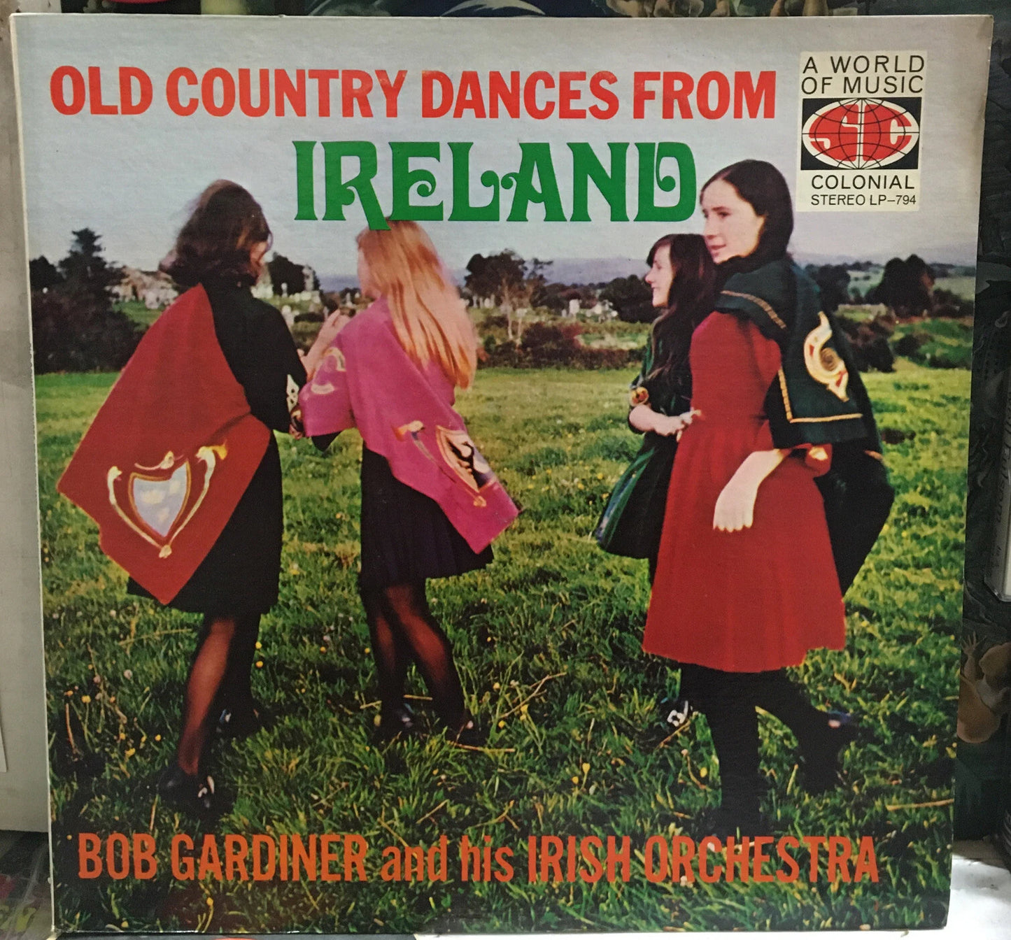 Bob Gardiner And His Orchestra Old Country Dances From Ireland Record LP-794