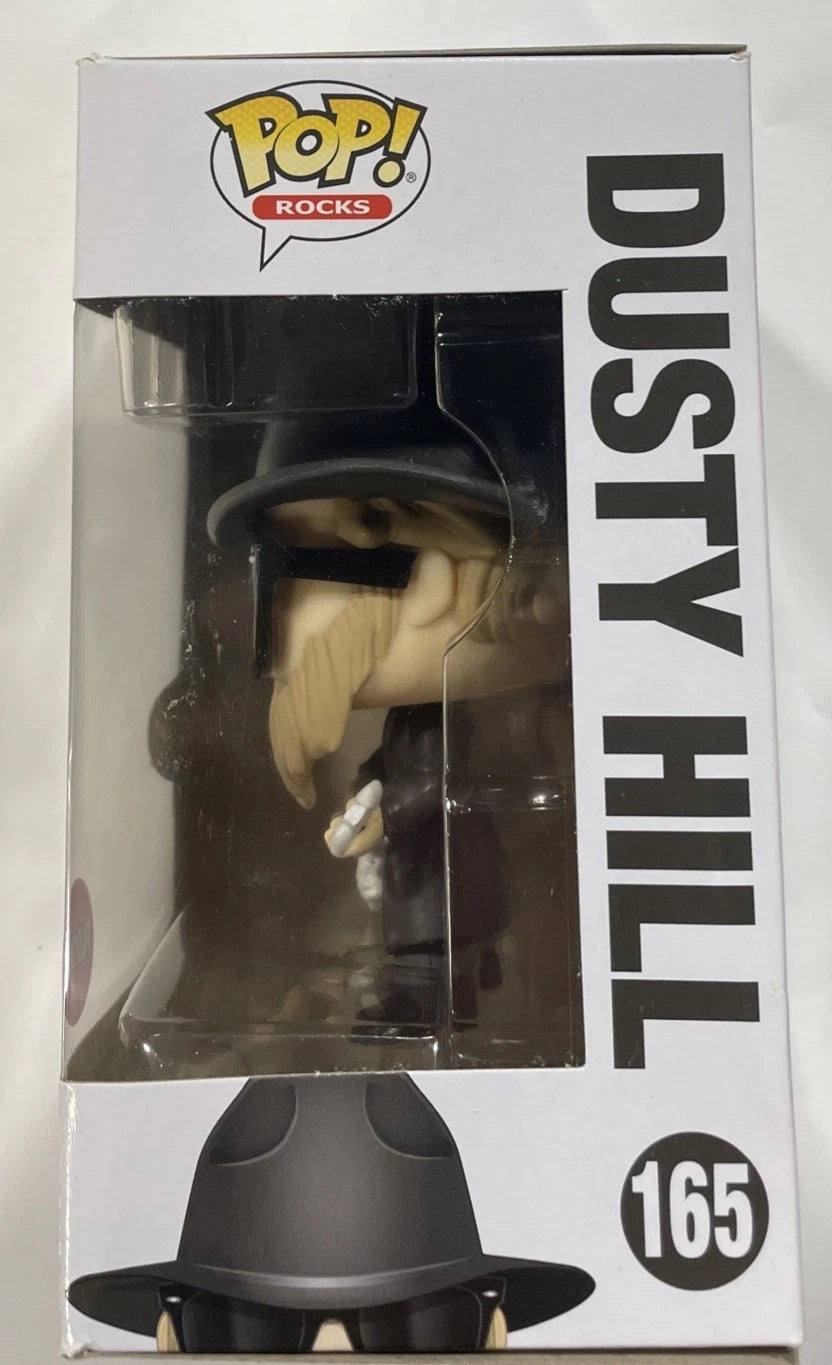 Funko POP! Rocks Dusty Hill #165 Flocked ZZ Top Vinyl Figure