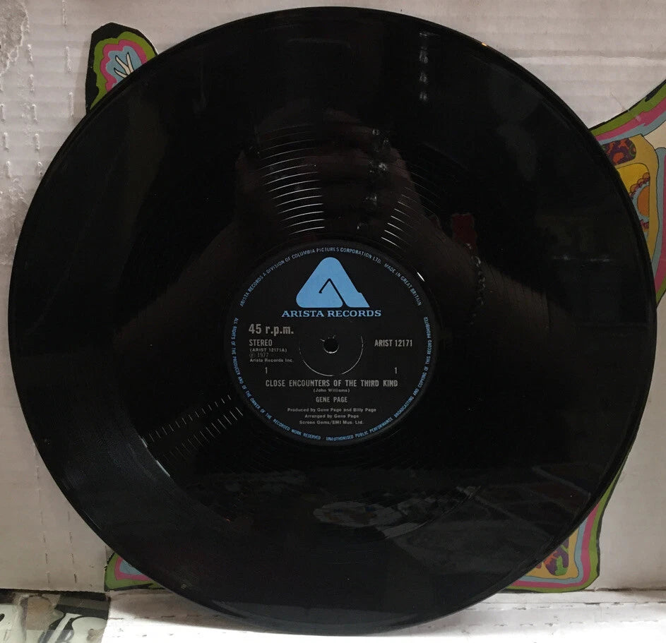 Gene Page Close Encounters Of The Third Kind 12” UK Import Record ARTIST12171