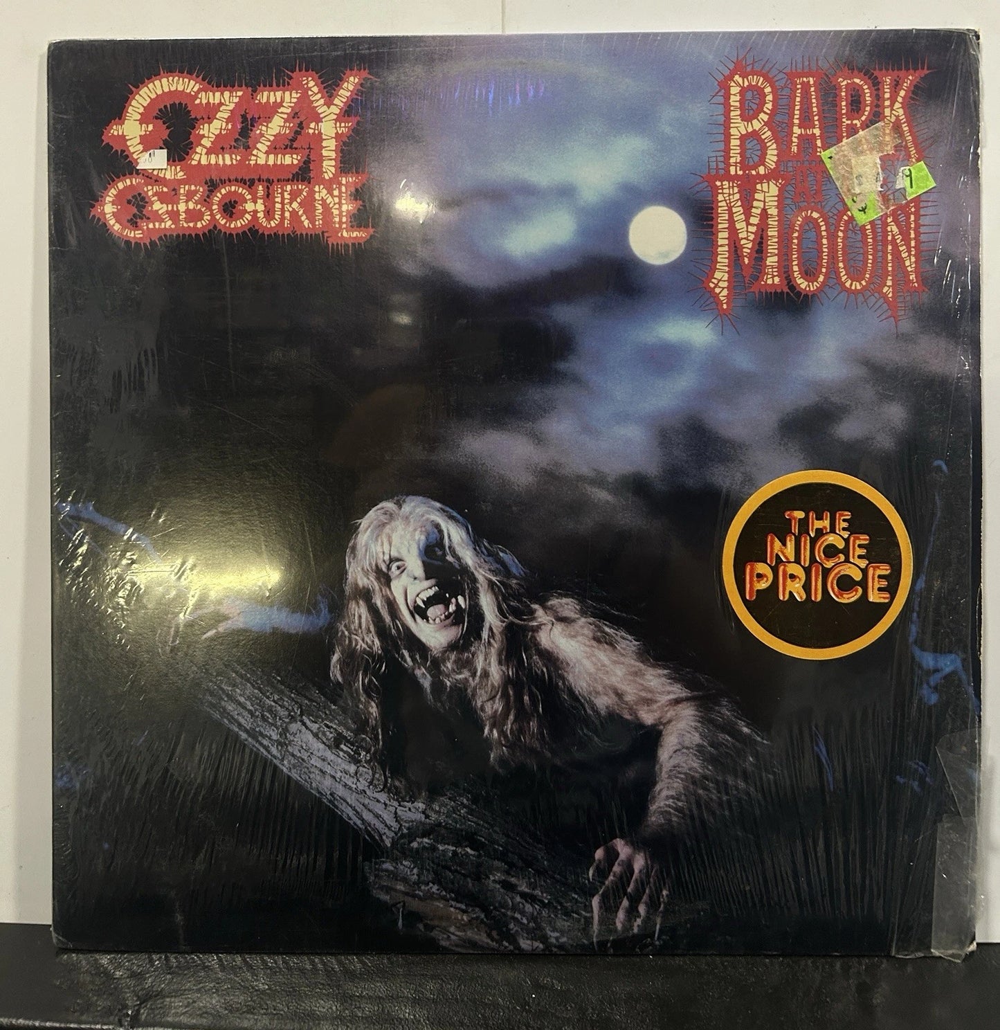 OZZY OSBOURNE Bark At The Moon PZ38987 LP Vinyl VG++ Cover VG+ 1983 Rock