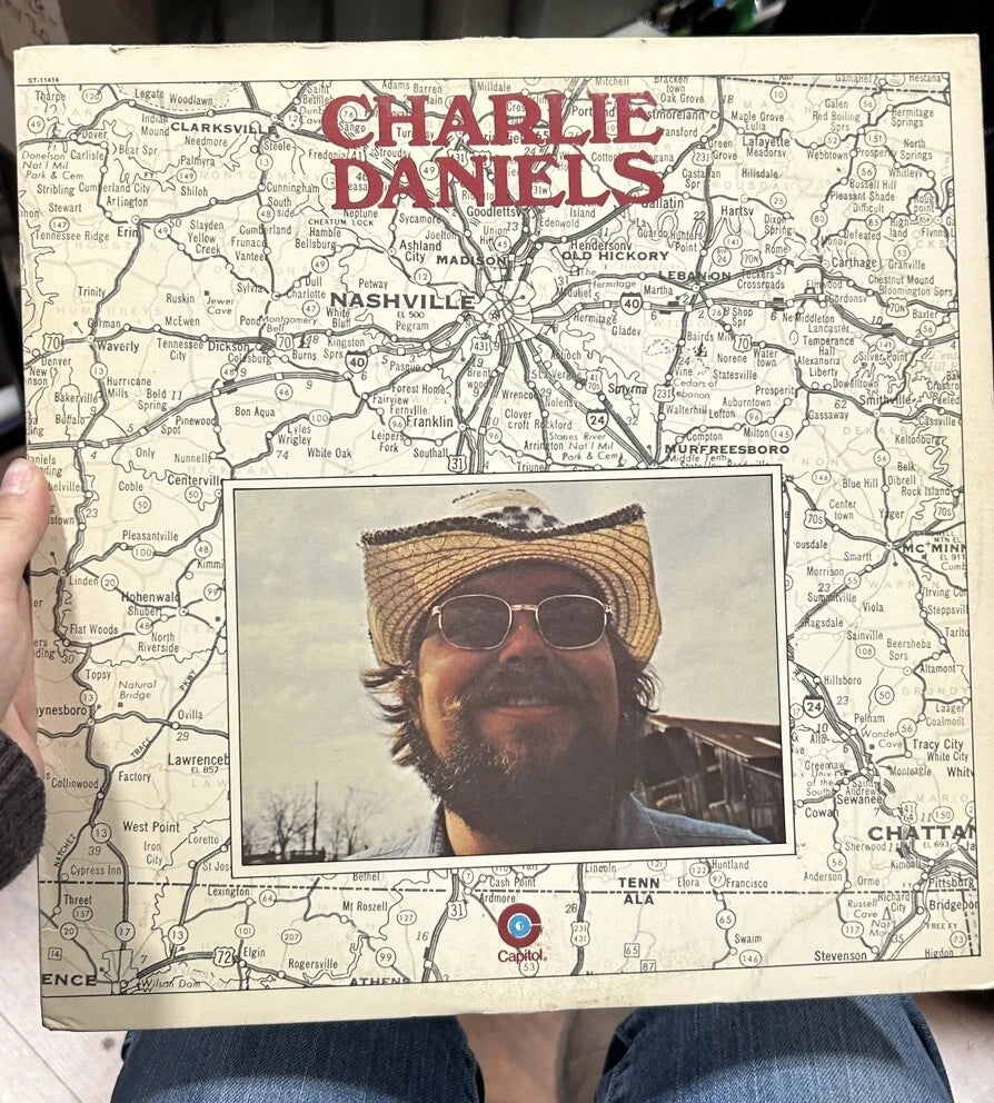 Charlie Daniels -Self Titled -Capitol Records (1971) ST-11414 12" Vinyl RARE LP