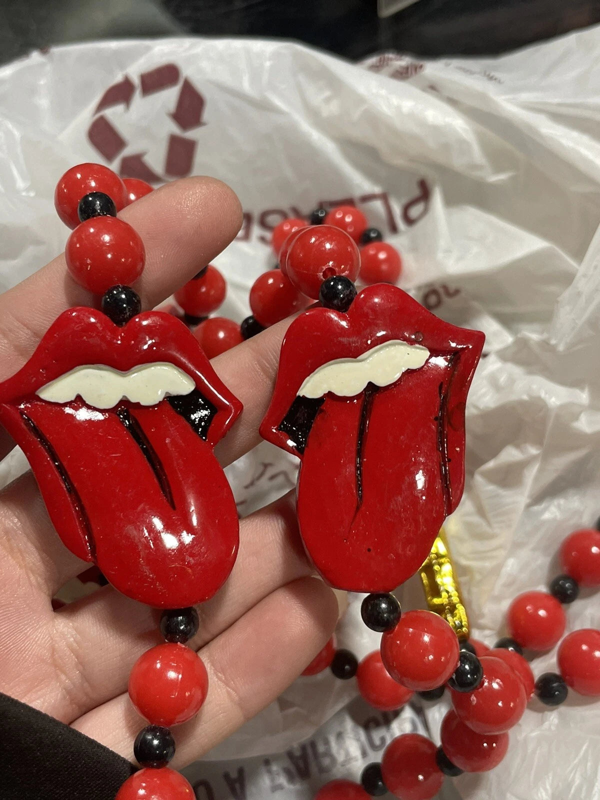 Rolling Stones Bead Necklace