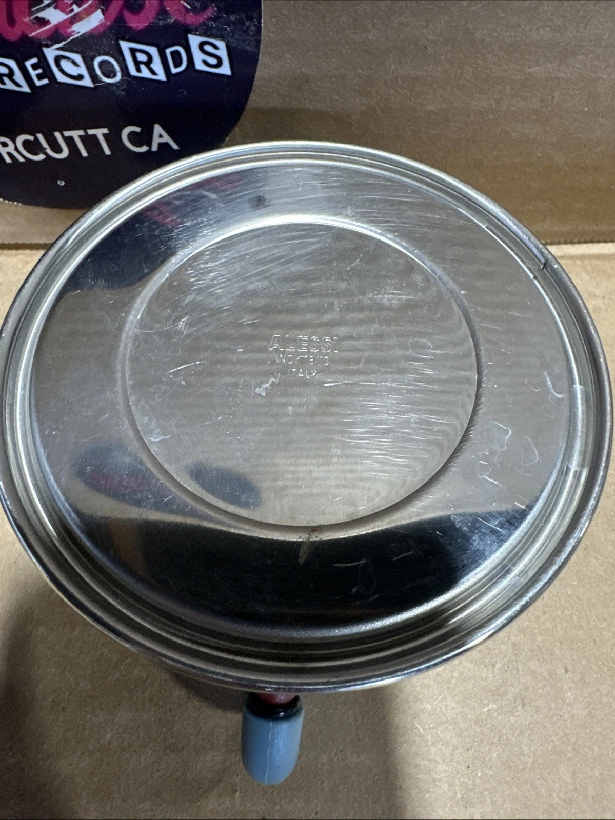 2 Alessi Michael Graves Stainless Steel Sugar Bowl without Top
