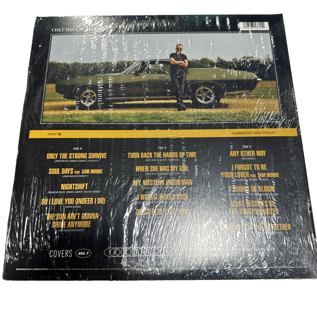 Bruce Springsteen - Only The Strong Survive Covers (Record) New Orange 2xLP