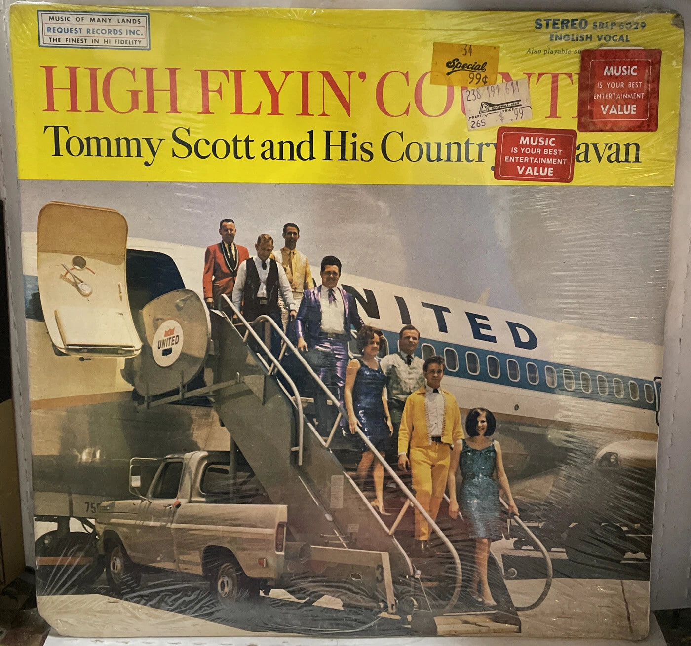Tommy Scott And His Country Caravan High Flyin’ Country Sealed Record