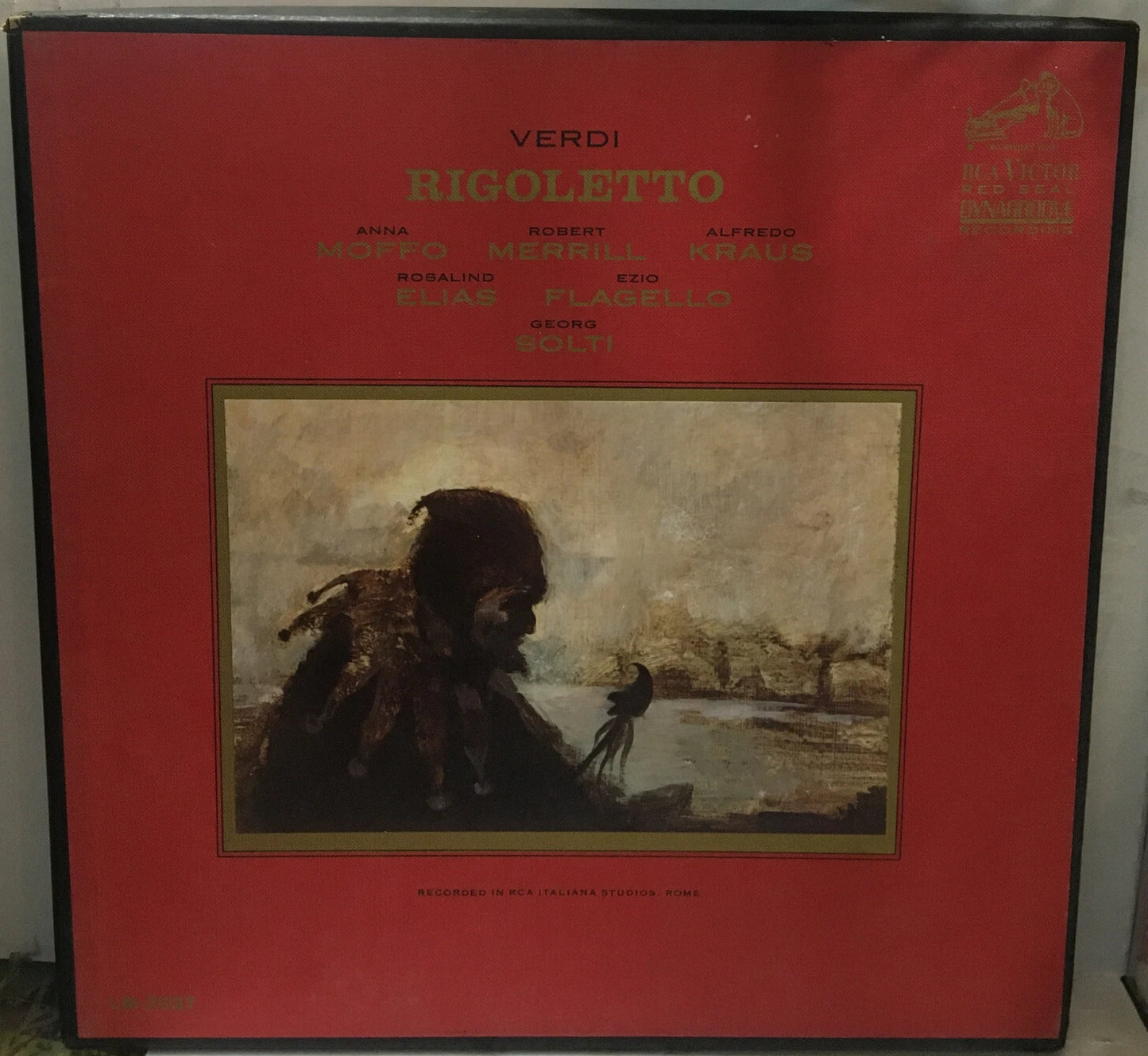 Verdi Rigoletto Record Box Set w/Booklet LM-7027