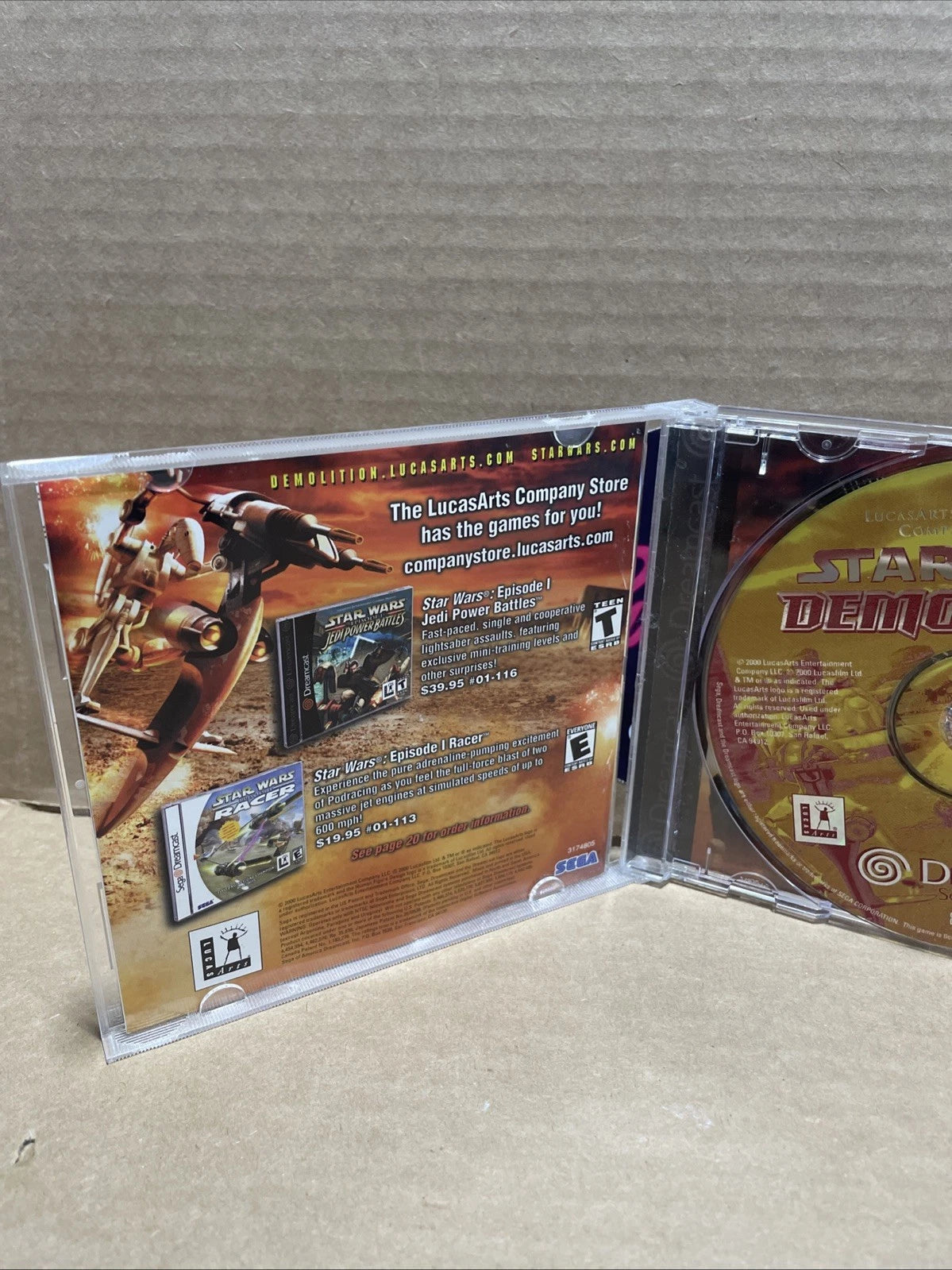 Star Wars Demolition (Sega Dreamcast) CIB - Tested