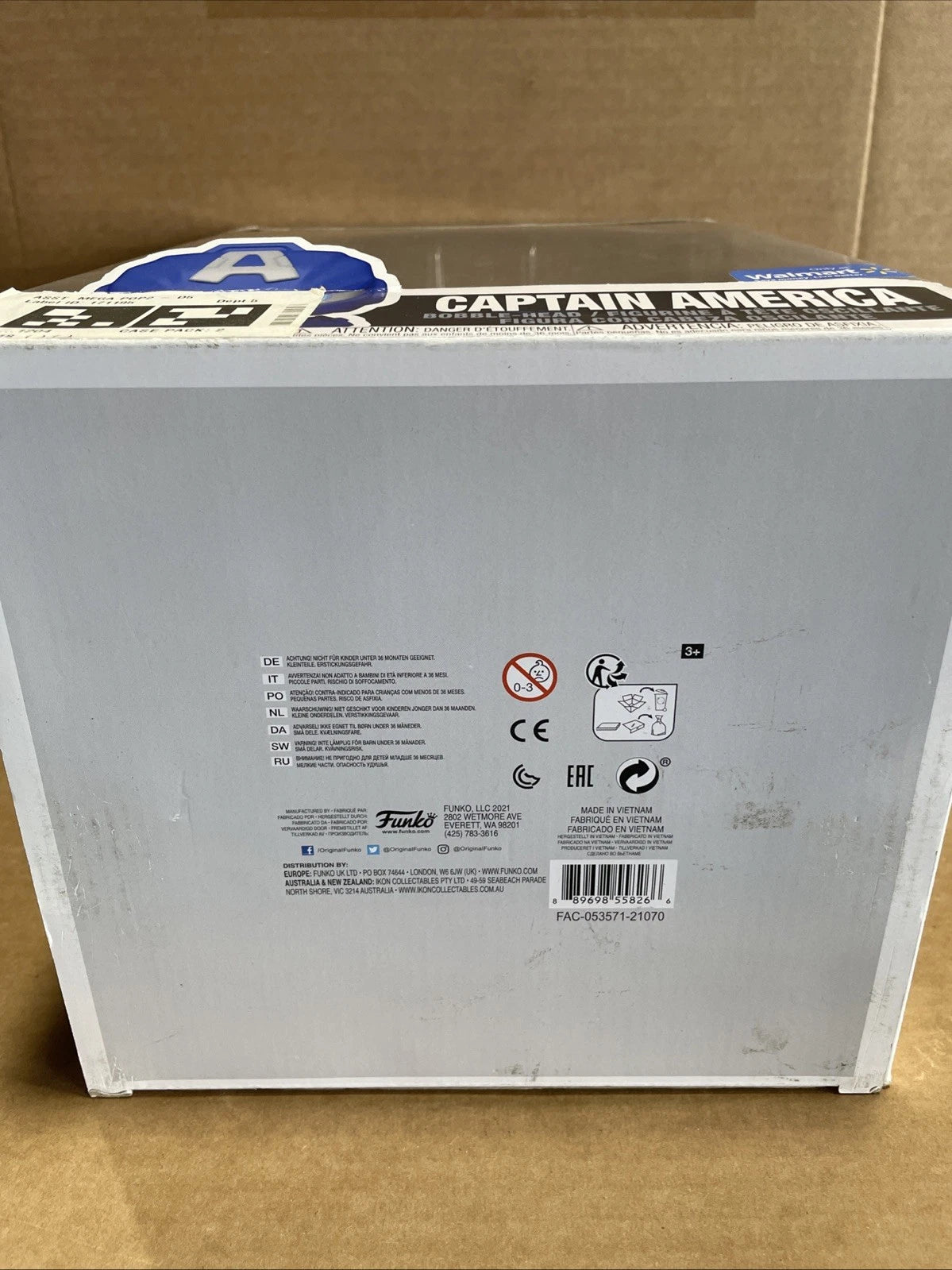 Funko Pop-Marvel Captain America 841 Avengers Mech Strike Jumbo 10" Exclusive