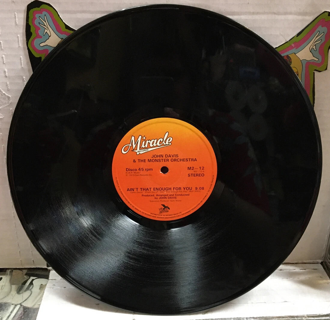 John Davis & The Monster Orchestra Ain’t That Enough For You/Disco UK Import