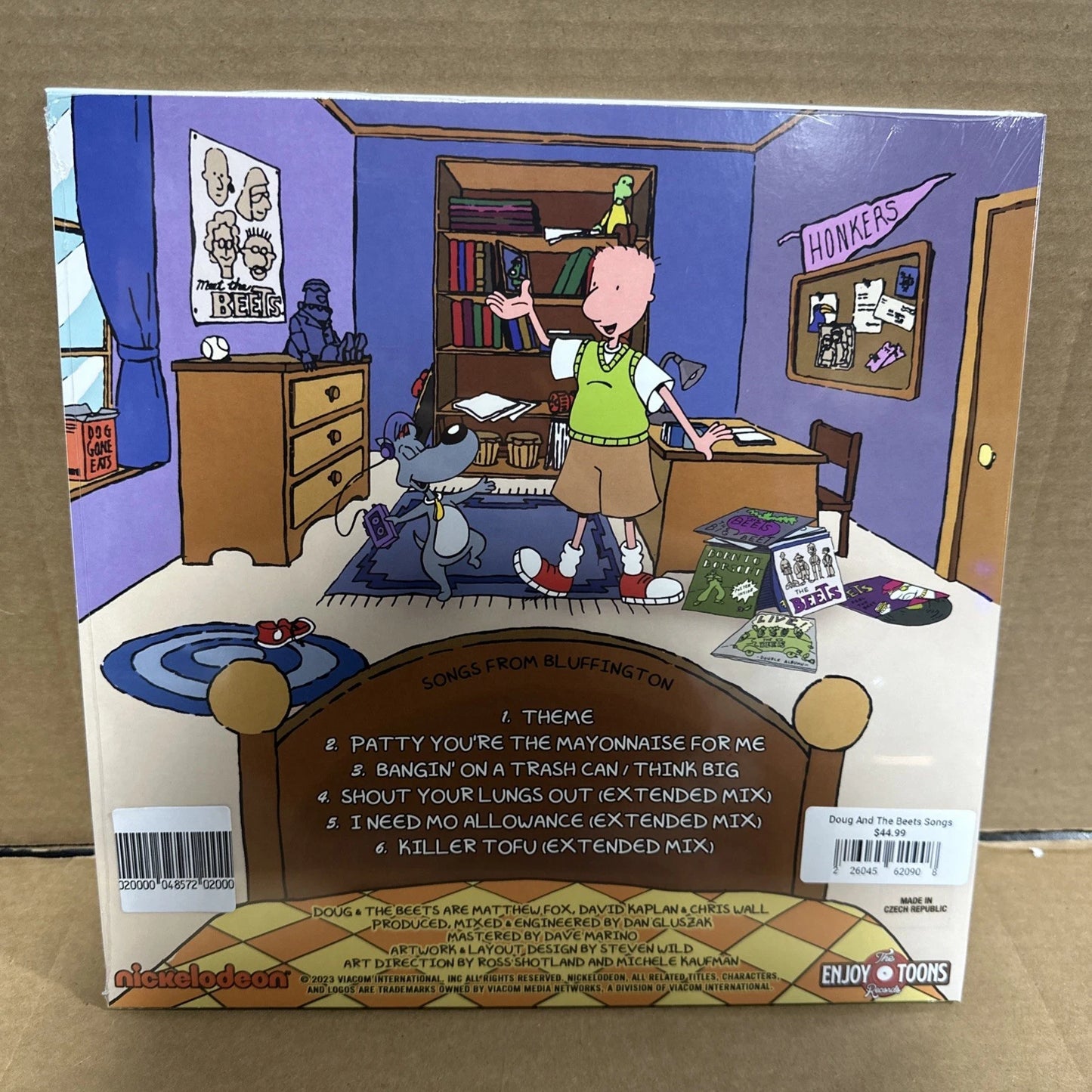 Doug & the Beets - Songs From Bluffington - Clear Purple Green Silver & Blue Spl