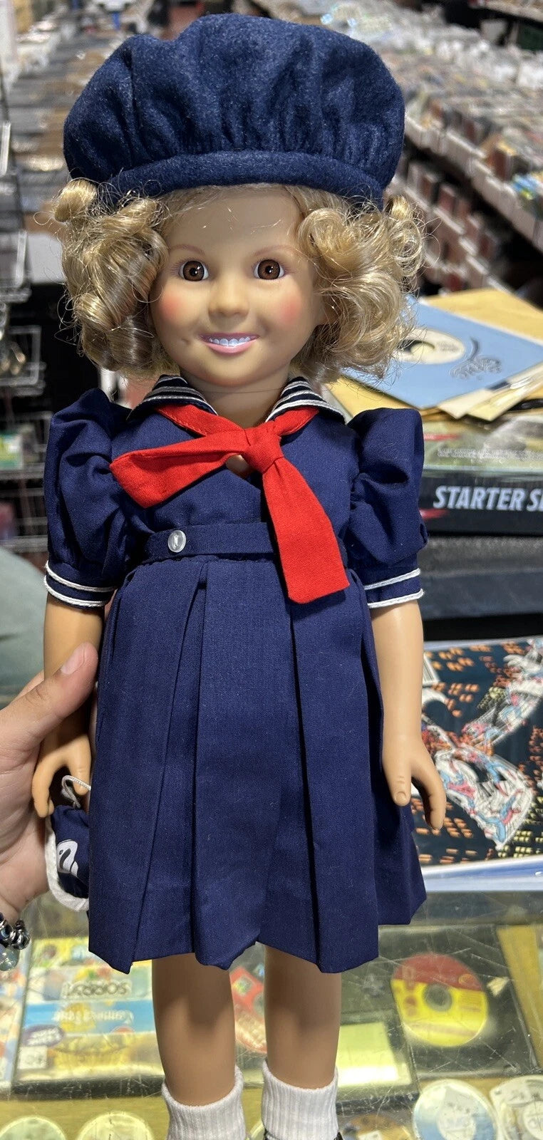 The Shirley Temple Dress Up Doll by Danbury Mint w/Original Box