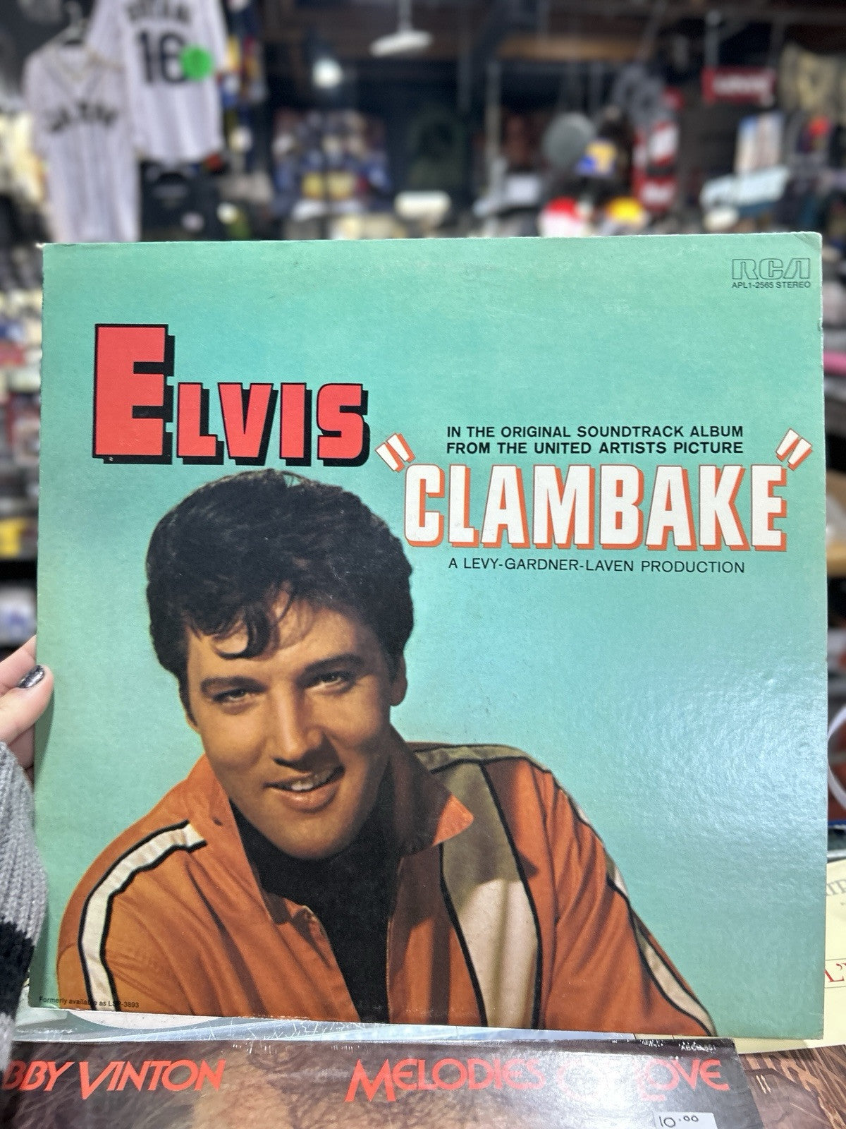 ELVIS PRESLEY - Clambake Soundtrack - RCA APL1-2565 LP Vinyl Record NM