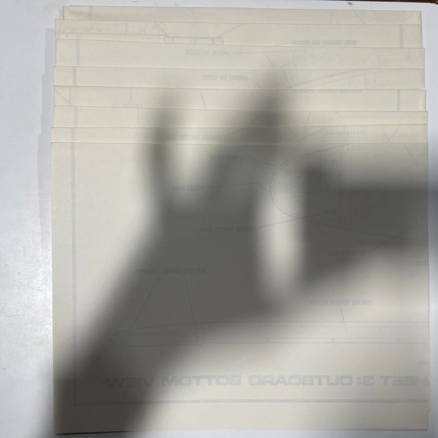 Star Trek Datapack Star Fleet Blueprints U.S.S. Excelsior Ingram Class Plans