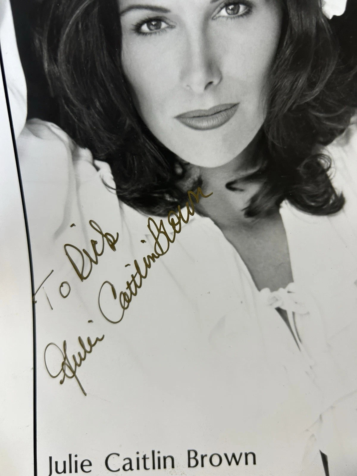 JULIE CAITLIN BROWN SIGNED AUTOGRAPHED 8x10 PHOTO STAR TREK TNG