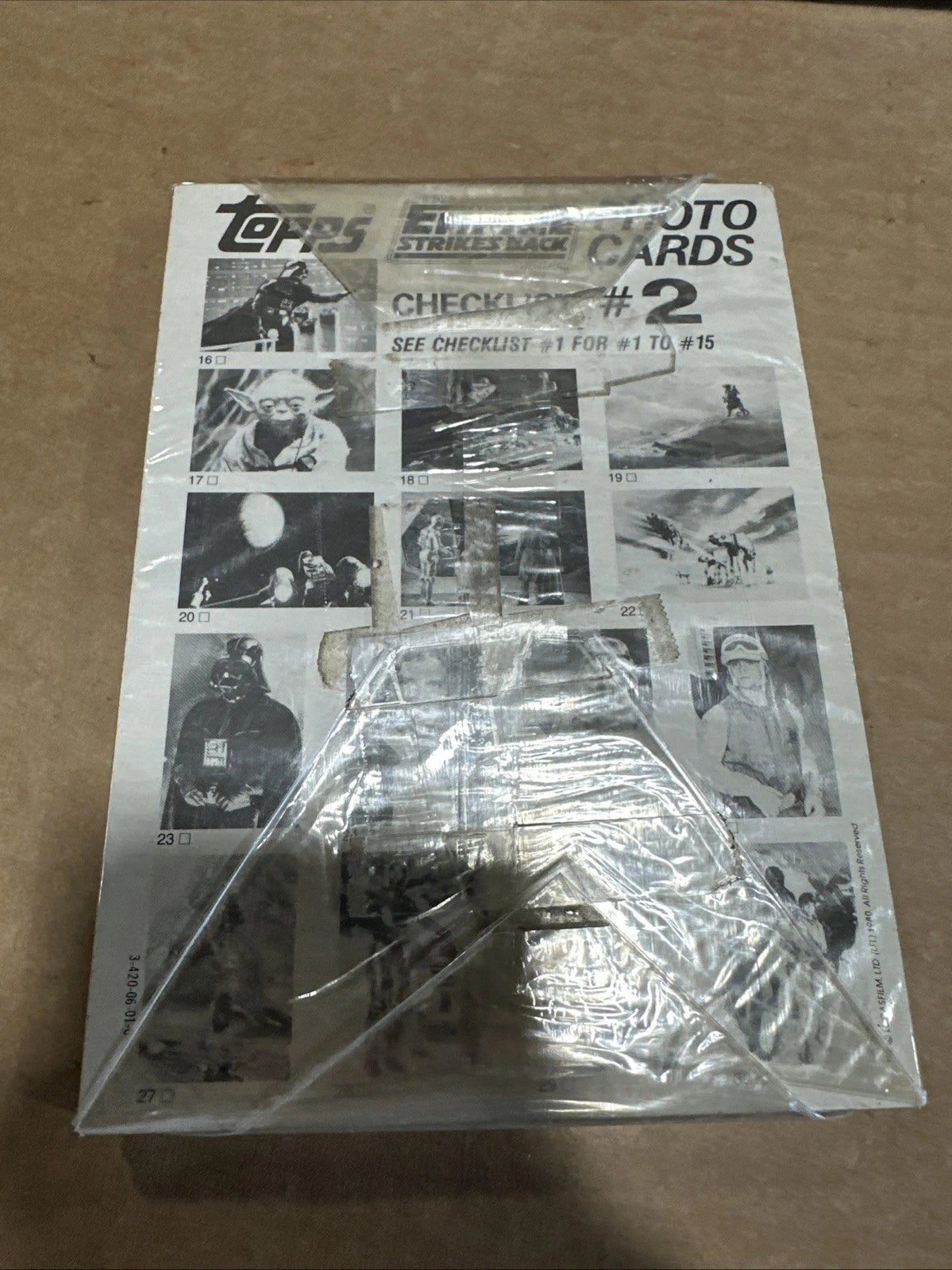 1980 Vintage Topps Star Wars Photo Cards The Empire Strikes Back Series Sealed