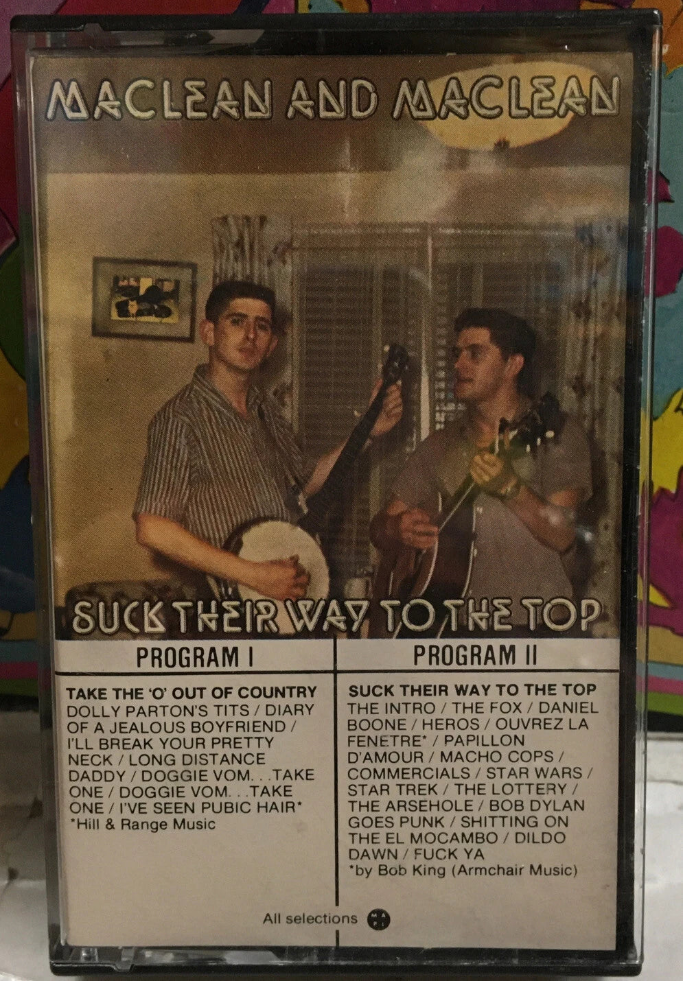 MacLean & MacLean Suck Their Way To The Top Canada Import Cassette