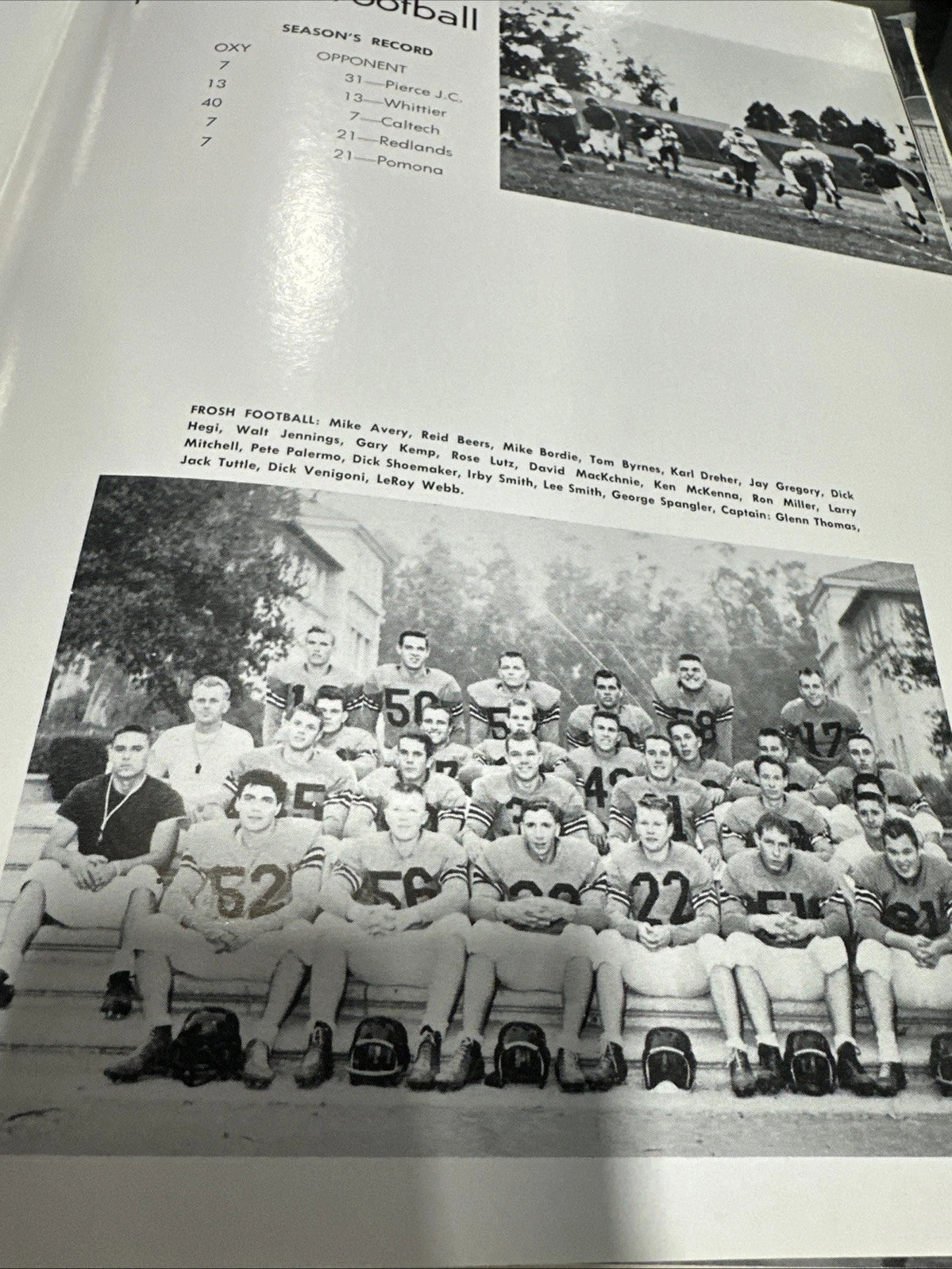 1956 La Encina College Yearbook Jack Kemp Yearbook Photos