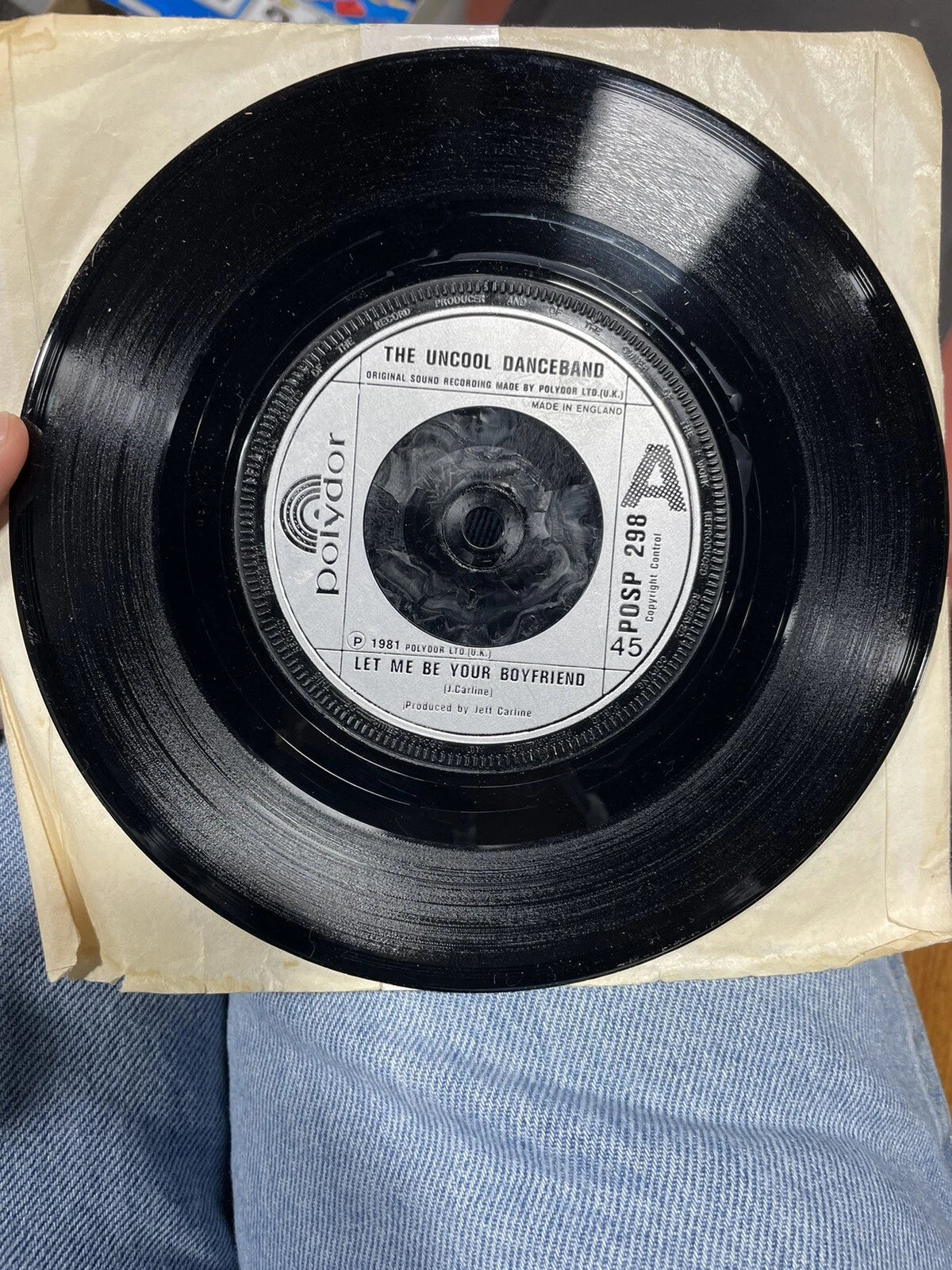 F & J Carline The Uncool Dancebird 45 LP VG+