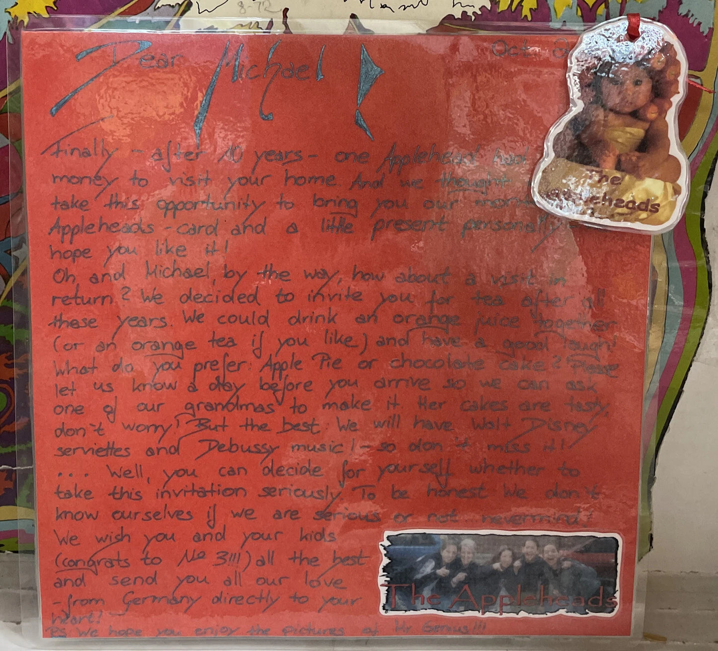 Fan Letter Once Owned By Michael Jackson