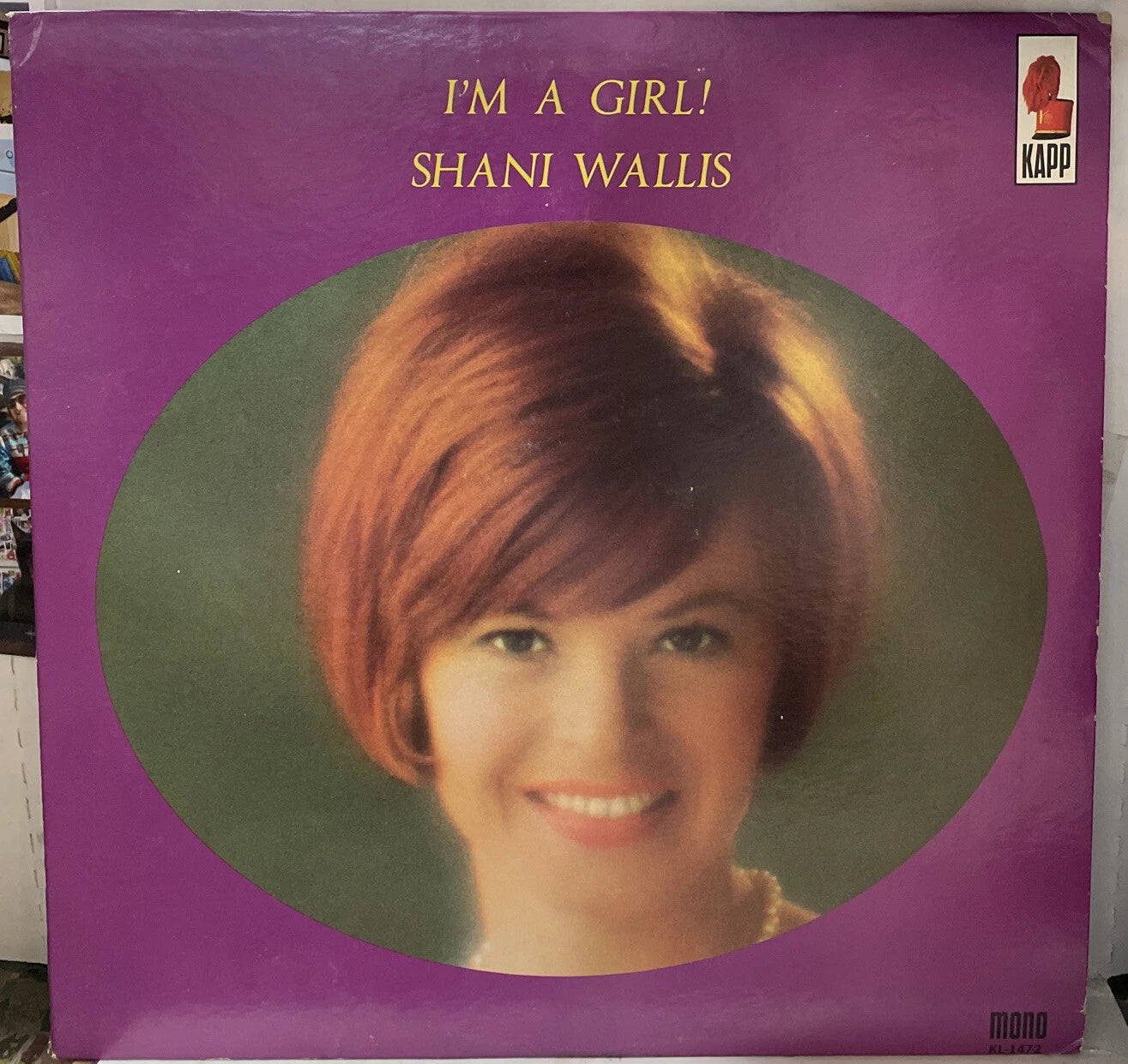 Shani Wallis I’m A Girl! Autographed Record KL-1472