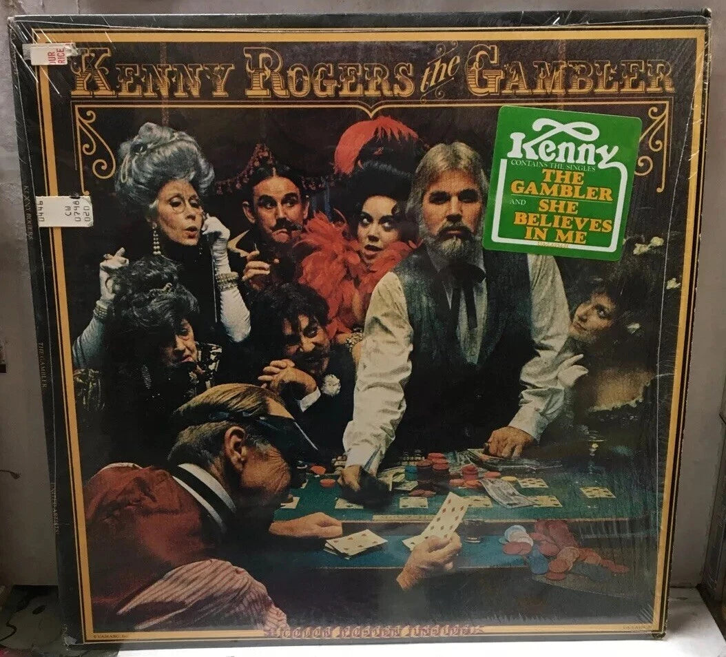 Kenng Rogers The Gambler Record w/Poster