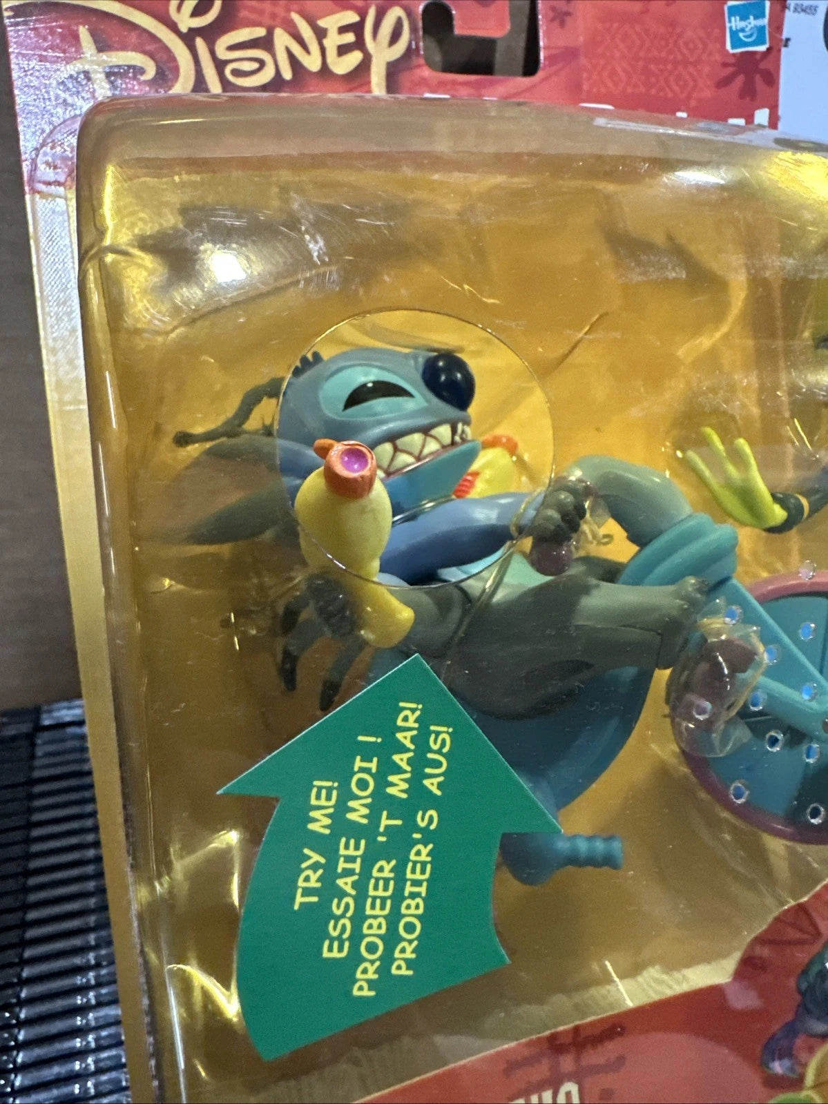Electronic Cruisin Stitch with Pleakley LILO & STITCH 2002 Disney MOC NEW WORKS