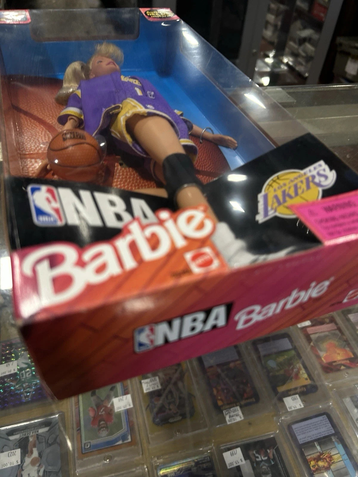 1998 #20704 LA Lakers Barbie Doll Mattel Los Angeles NBA Vintage Brand NIOB