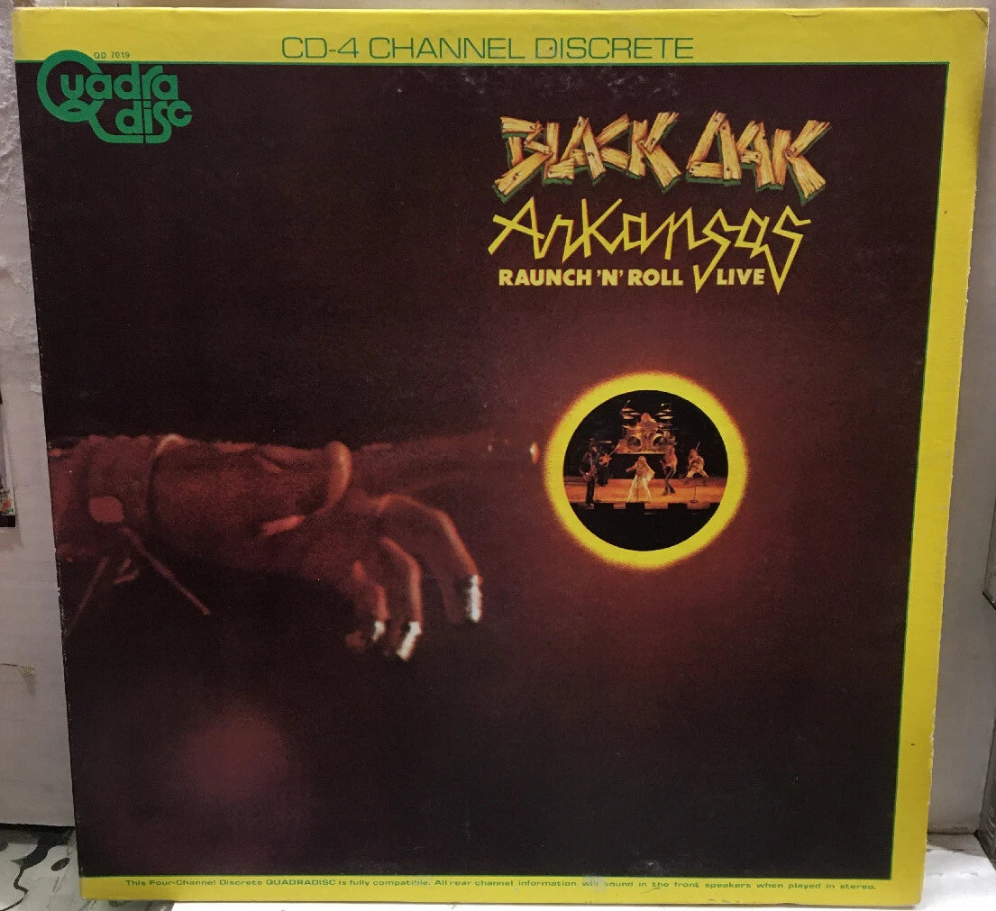 Black Oak Arkansas Raunch ‘N’ Roll Live Quad. Record QD7019