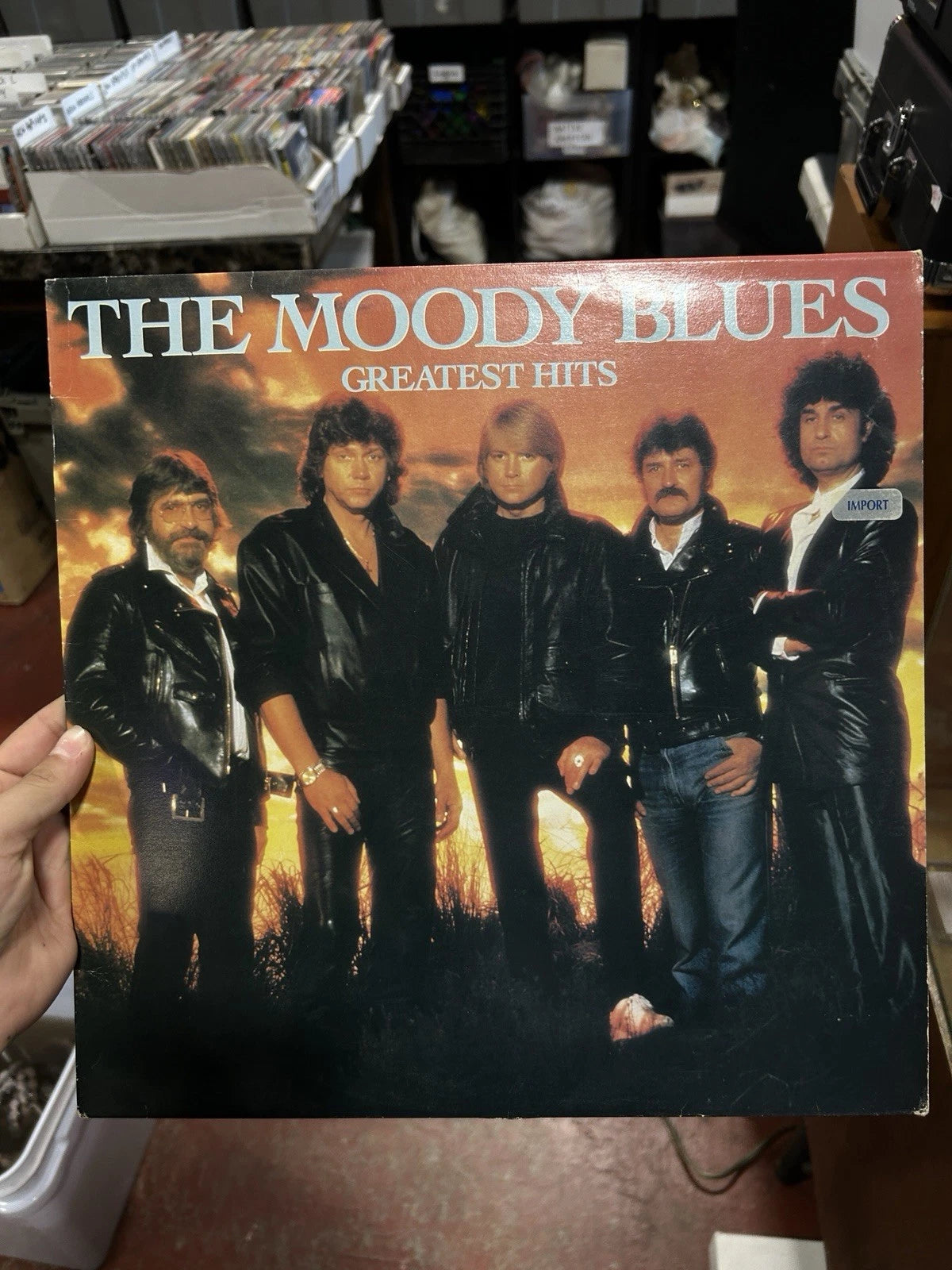 MOODY BLUES - GREATEST HITS VINYL LP RECORD AUSTRALIAN IMPORT RECORD