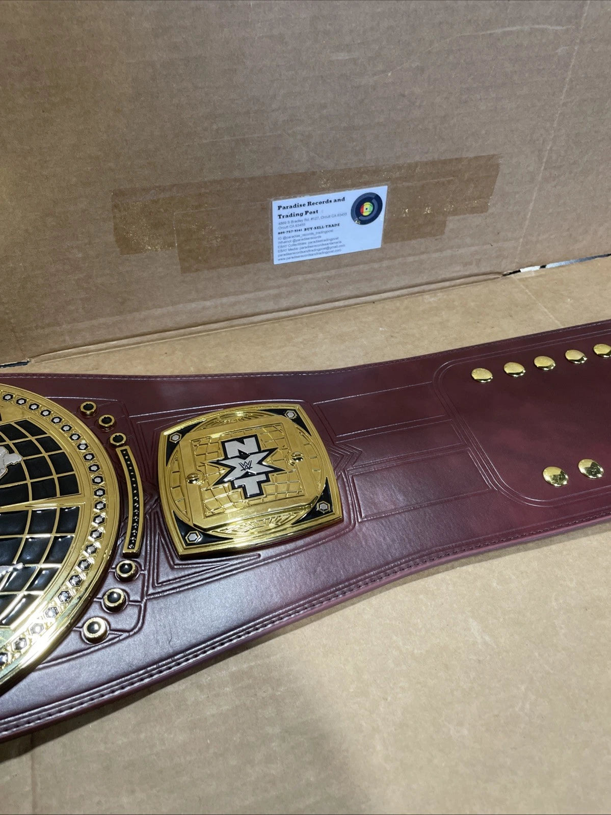WWE NXT North American Championship Replica Title Belt W Bag