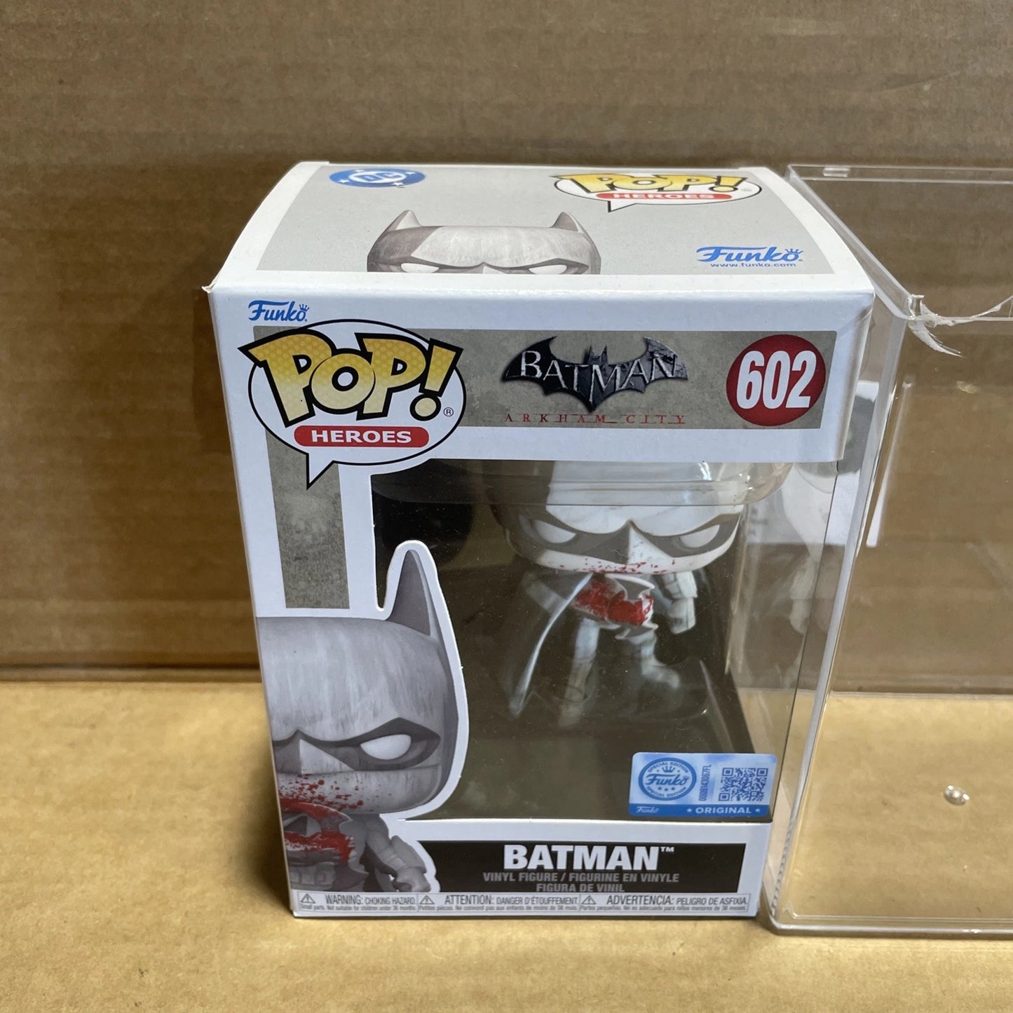 Funko Pop! Batman Arkham City - Batman #602 (GameStop Exclusive) With Protector