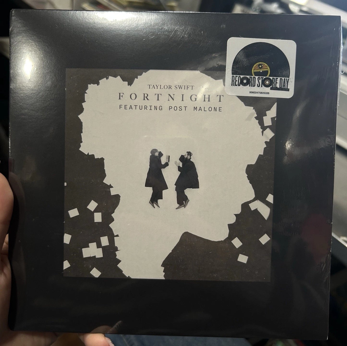 Taylor Swift Fortnight 7" White Vinyl With Post Malone RSD 2025 SEALED
