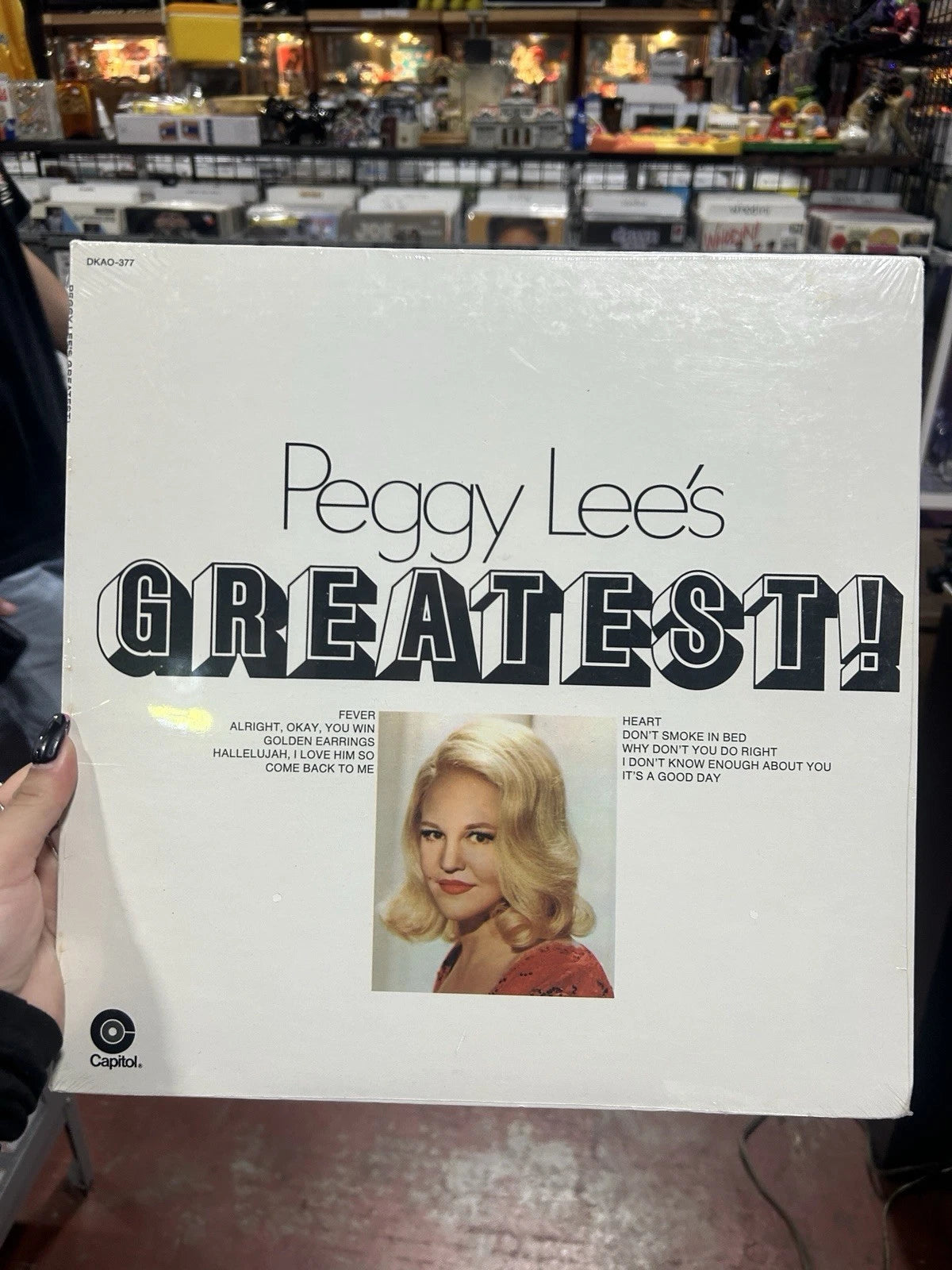 Peggy Lee - Peggy Lee's Greatest! - Capitol Records DKAO-377 LP Vinyl New Sealed