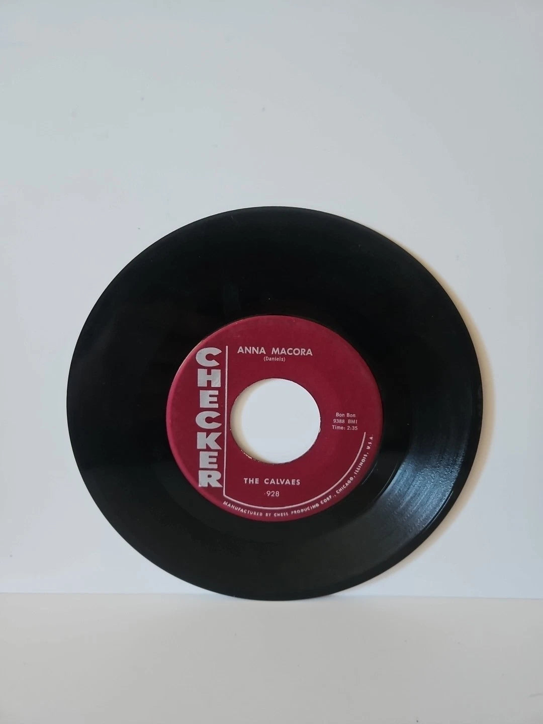 Oscar Boyd With The Calvaes So Bad/Anna Macora 9388 Checker 45 RPM 928