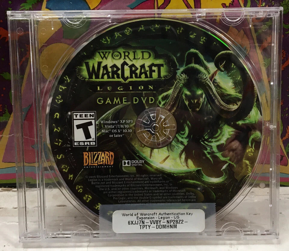 World Of Warcraft Legion Standard Edition For PC DVD