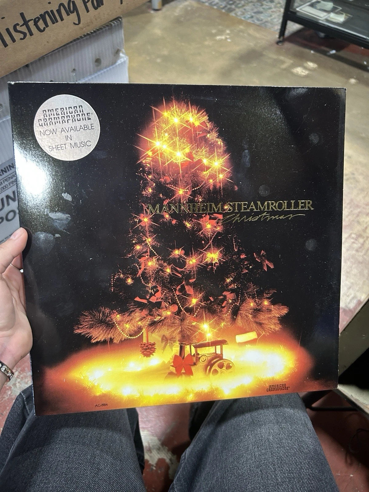 Mannheim Steamroller Christmas LP American Gramaphone 1984 Pressing VG+ Hype