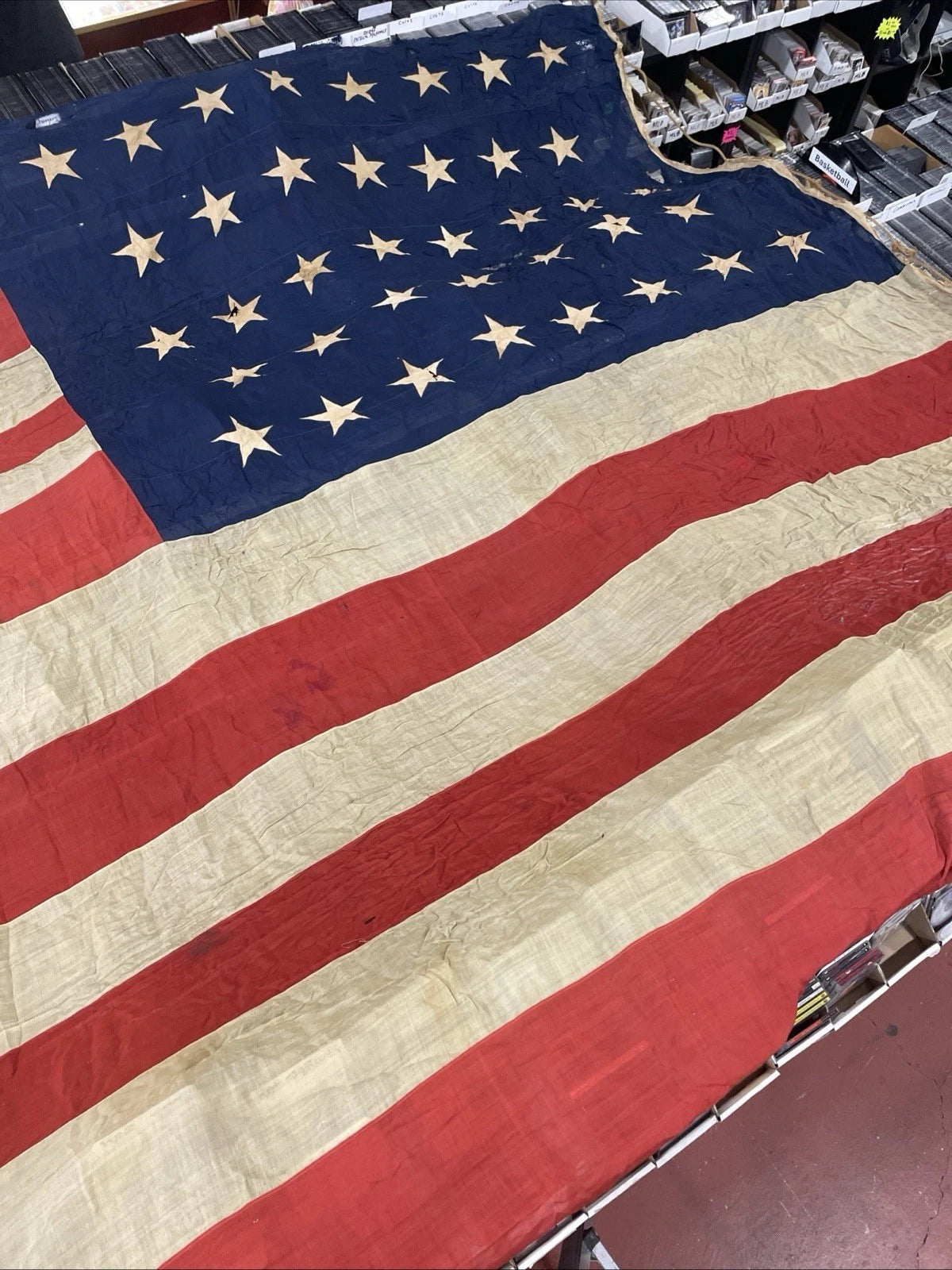 38 Star American Flag (1876-1889) 13 feet X 20 feet RARE!!!!!!!